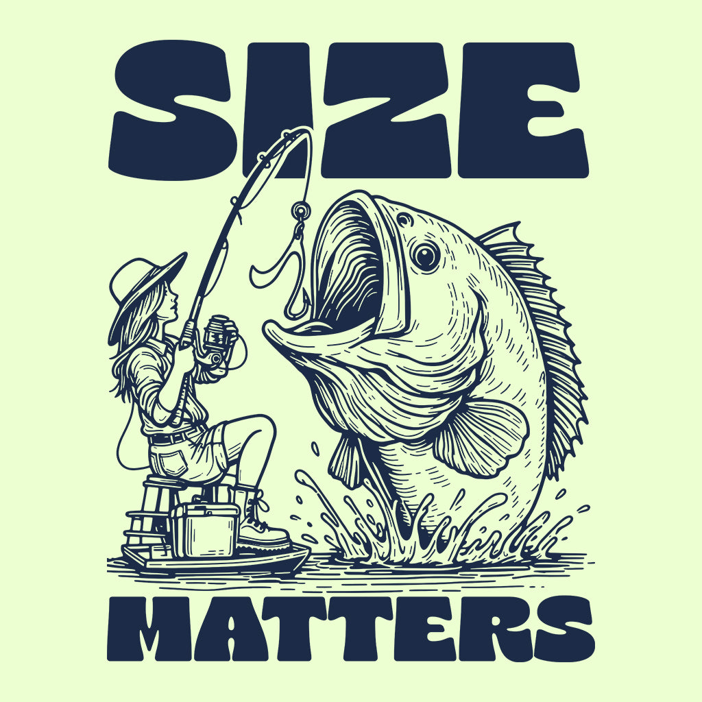 Size Matters Fish Keeping Angler Joke