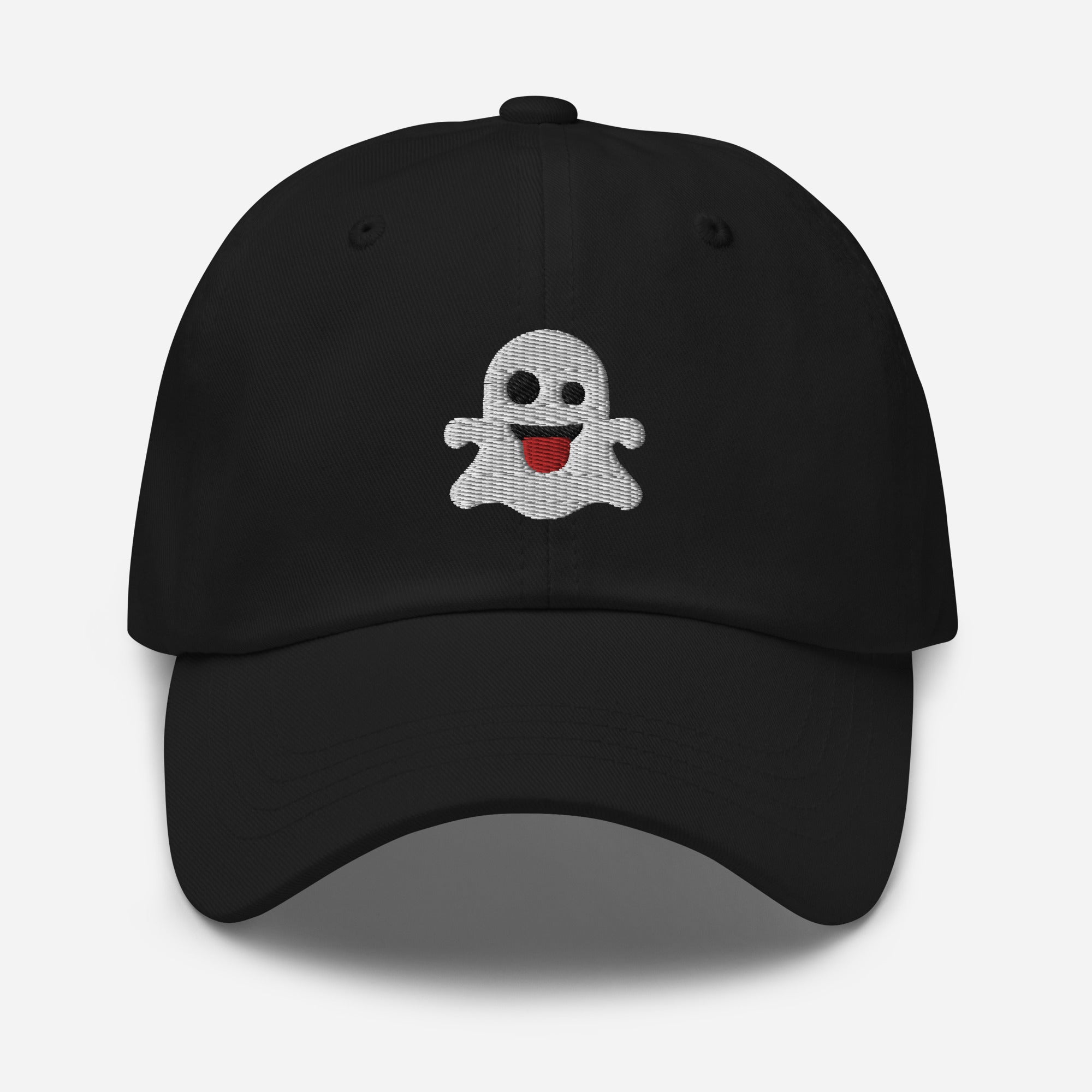 Halloween Ghost Dad Hat, Embroidered Boo Ghost Unisex Hat, Handmade Dad Cap, Scary Spooky Season Adjustable Baseball Gift Cap