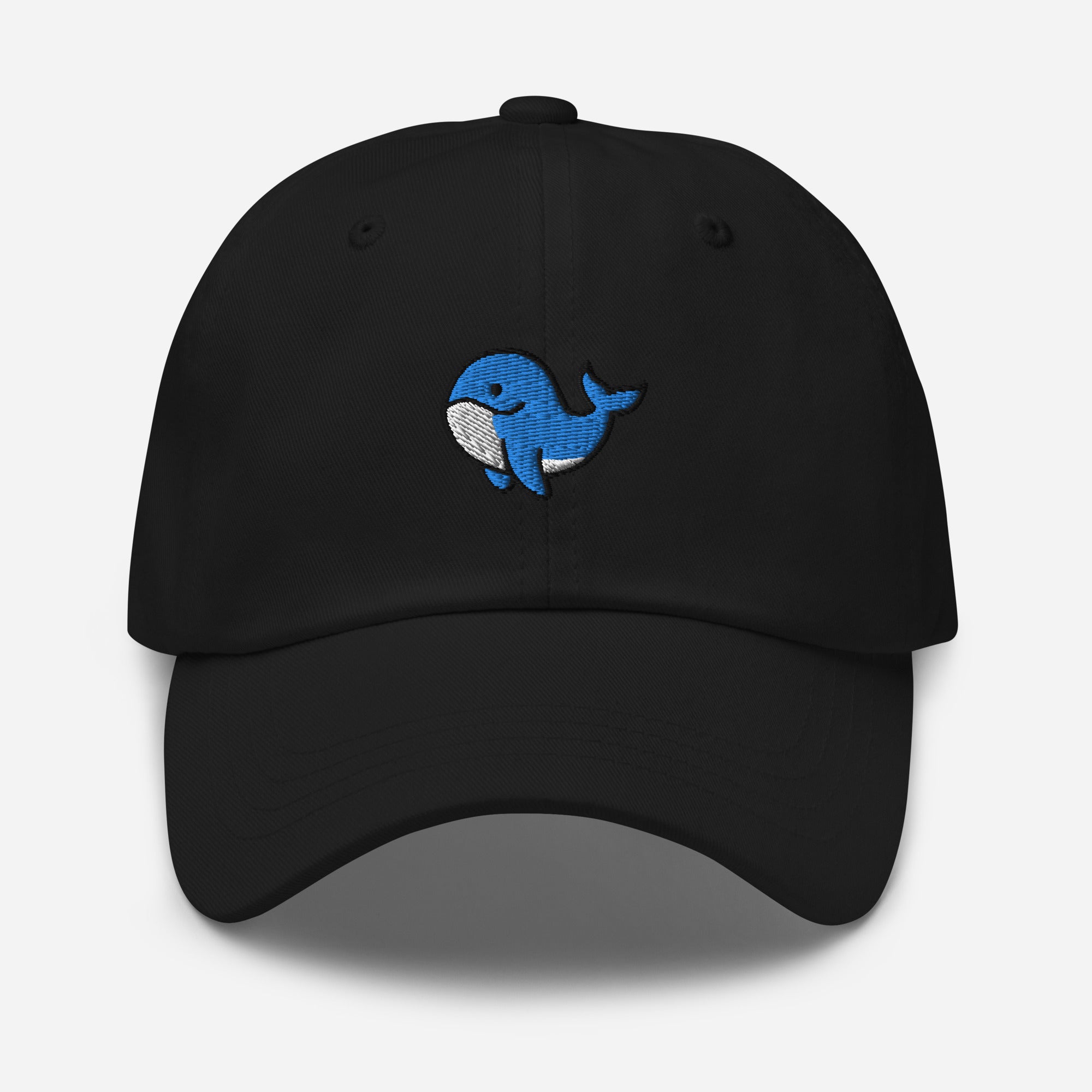 Orca Whale Dad Hat, Embroidered Killer Blue Whale Unisex Hat, Handmade Dad Cap, Ocean Animal Adjustable Baseball Gift Cap