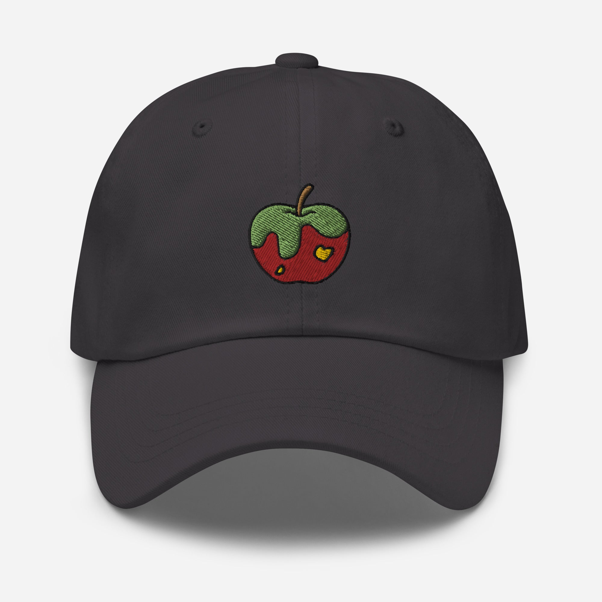 Apple Fruit Dad Hat, Embroidered Unisex Hat, Handmade Dad Cap, Adjustable Baseball Gift Cap