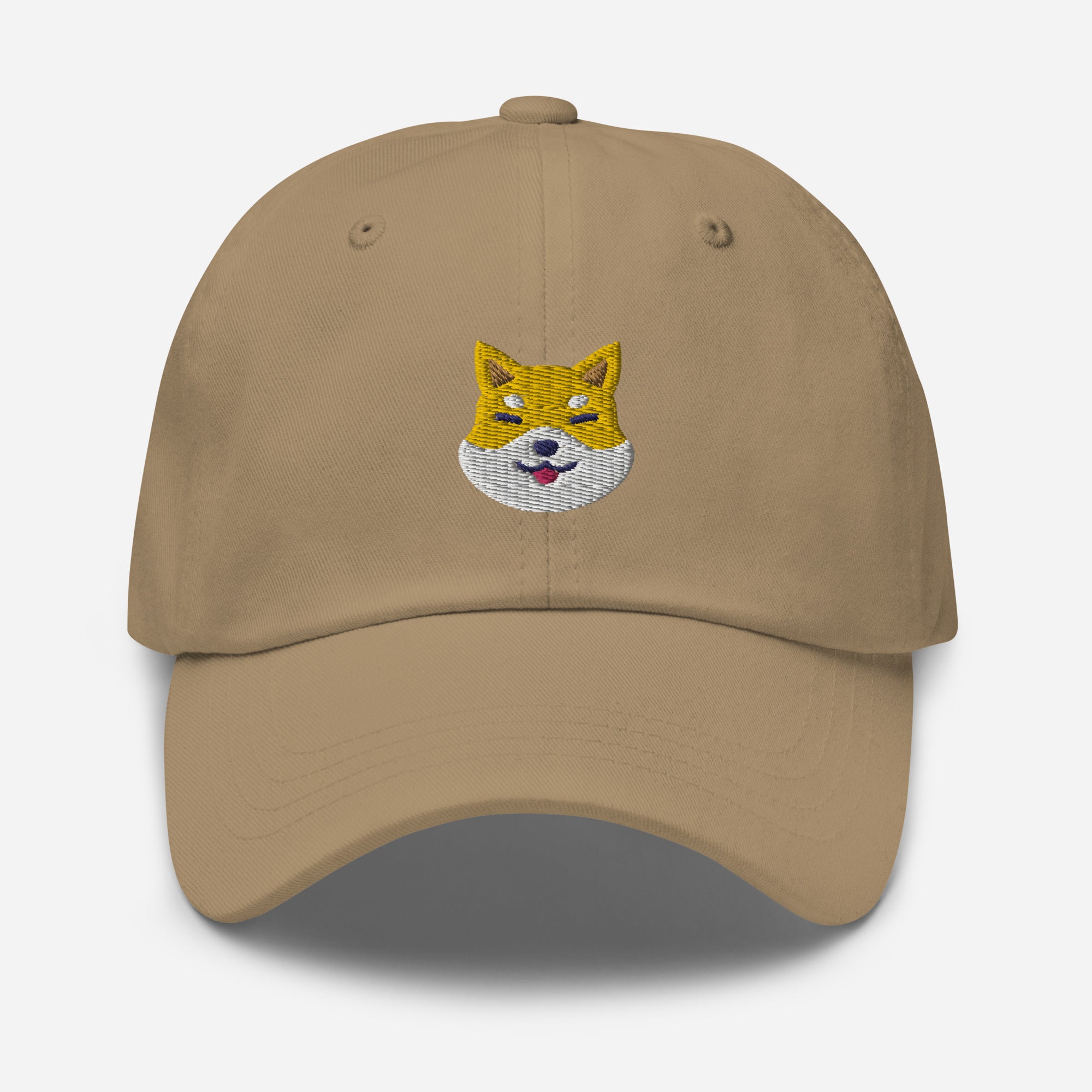 Shiba Inu Dad Hat, Embroidered Japanese Brushwood Dog Unisex Hat, Handmade Dad Cap, Shiba Ken Hunting Dog Adjustable Baseball Gift Cap