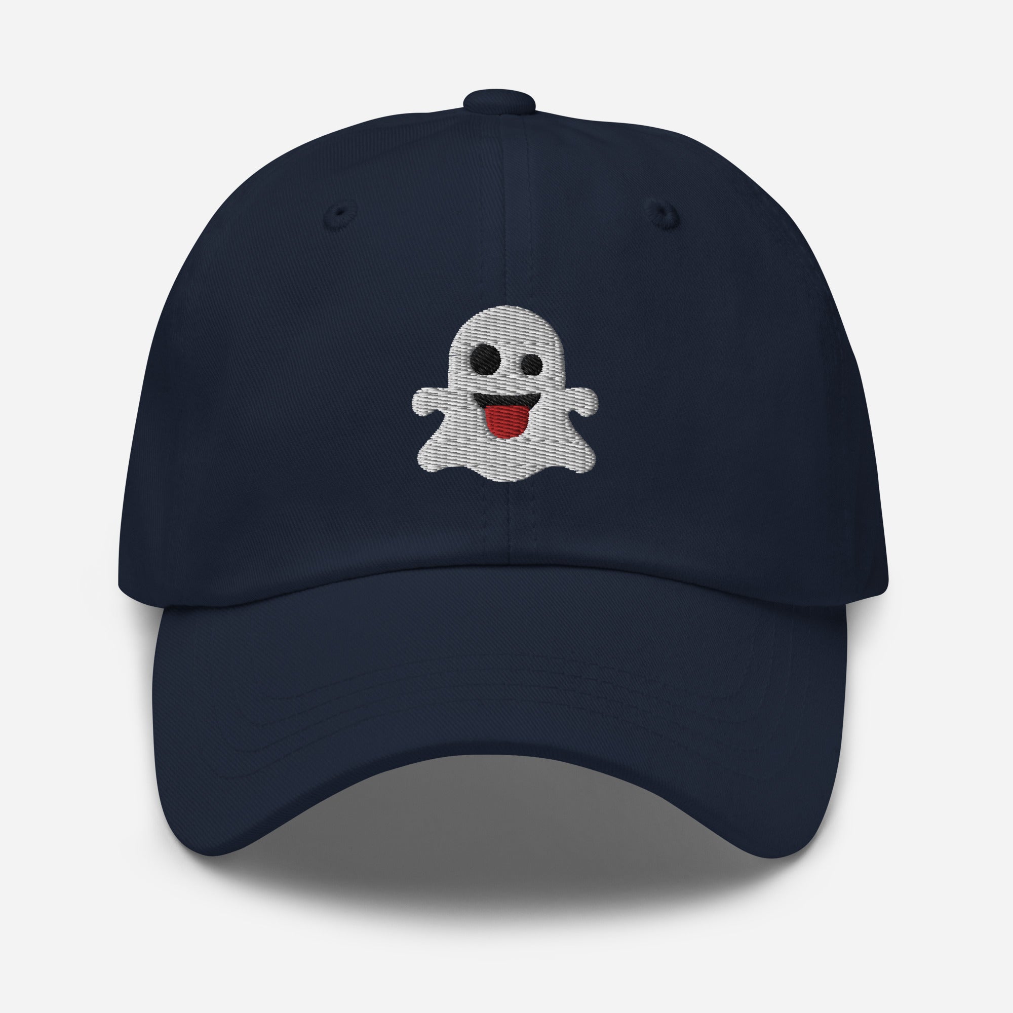 Halloween Ghost Dad Hat, Embroidered Boo Ghost Unisex Hat, Handmade Dad Cap, Scary Spooky Season Adjustable Baseball Gift Cap