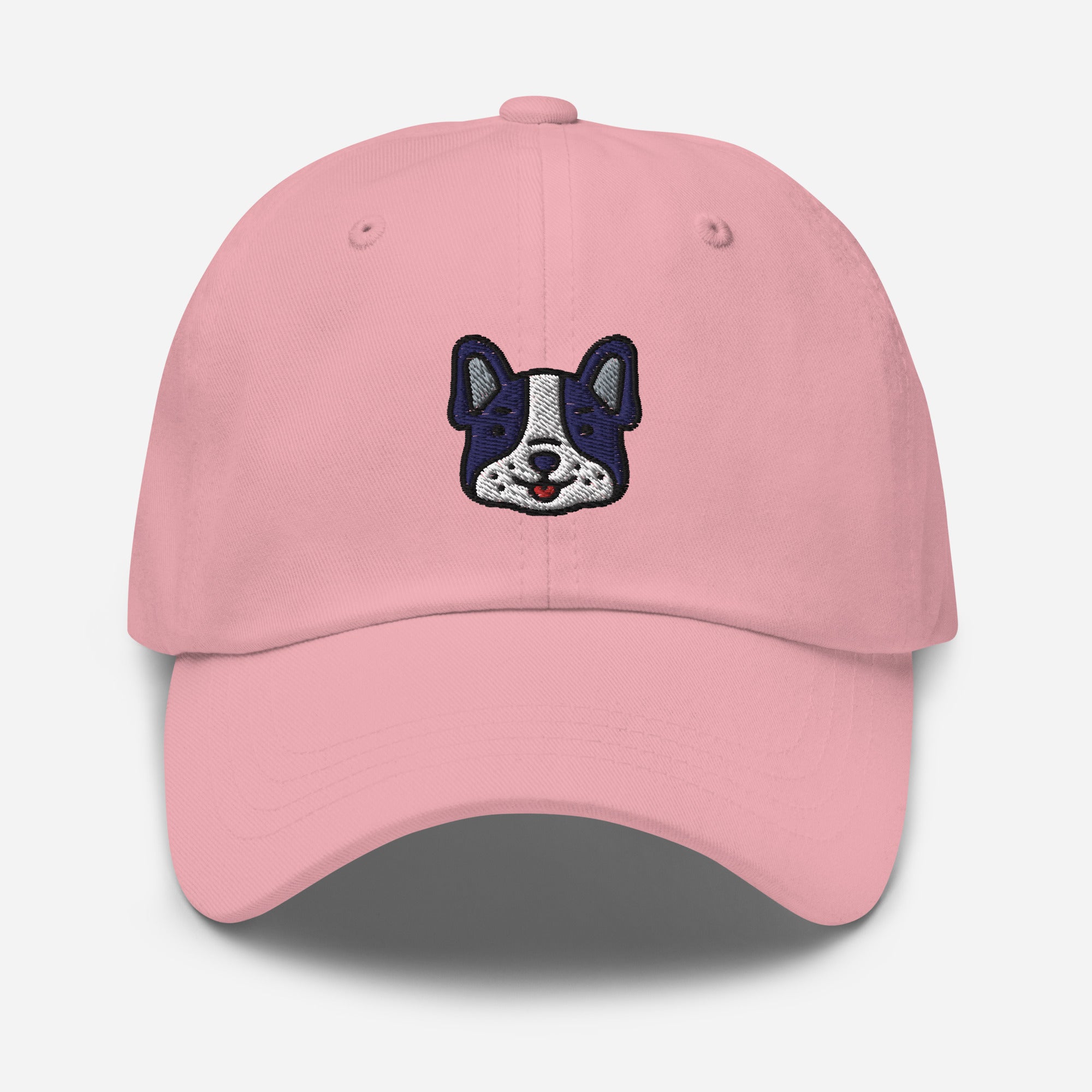 French Bulldog Dad Hat, Embroidered Bouledogue Français Unisex Hat, Handmade Dad Cap, Toy Bulldogs Adjustable Baseball Gift Cap