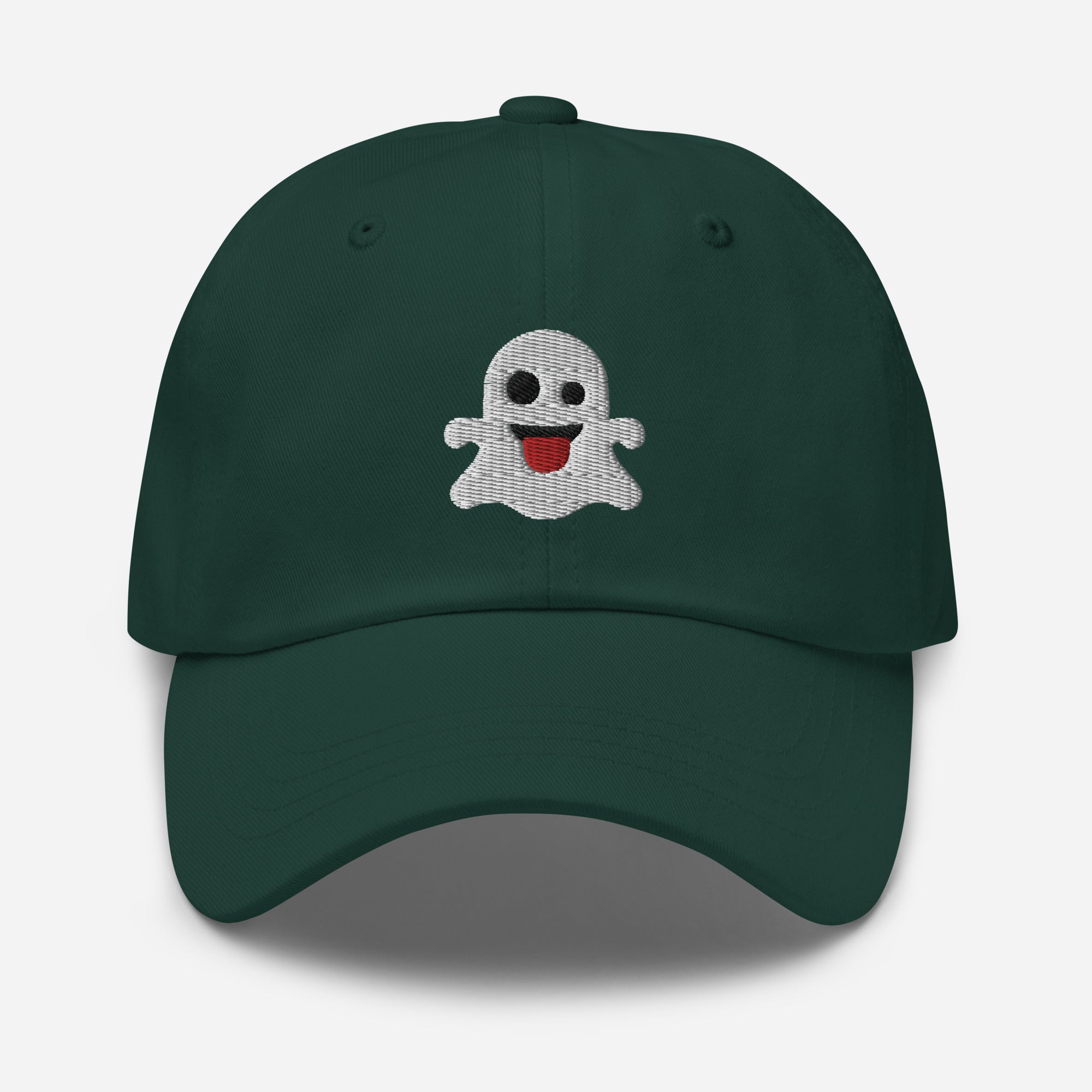 Halloween Ghost Dad Hat, Embroidered Boo Ghost Unisex Hat, Handmade Dad Cap, Scary Spooky Season Adjustable Baseball Gift Cap