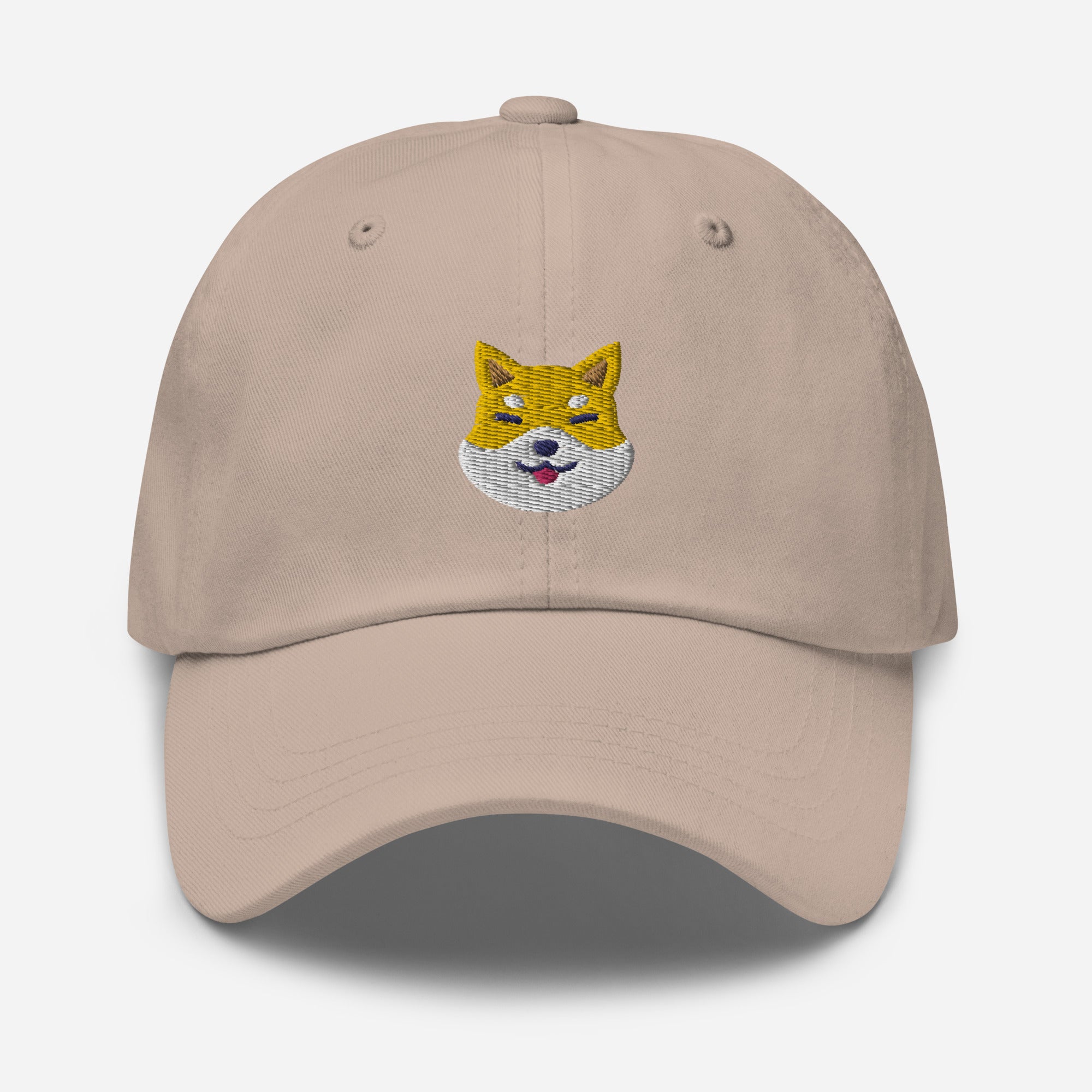 Shiba Inu Dad Hat, Embroidered Japanese Brushwood Dog Unisex Hat, Handmade Dad Cap, Shiba Ken Hunting Dog Adjustable Baseball Gift Cap