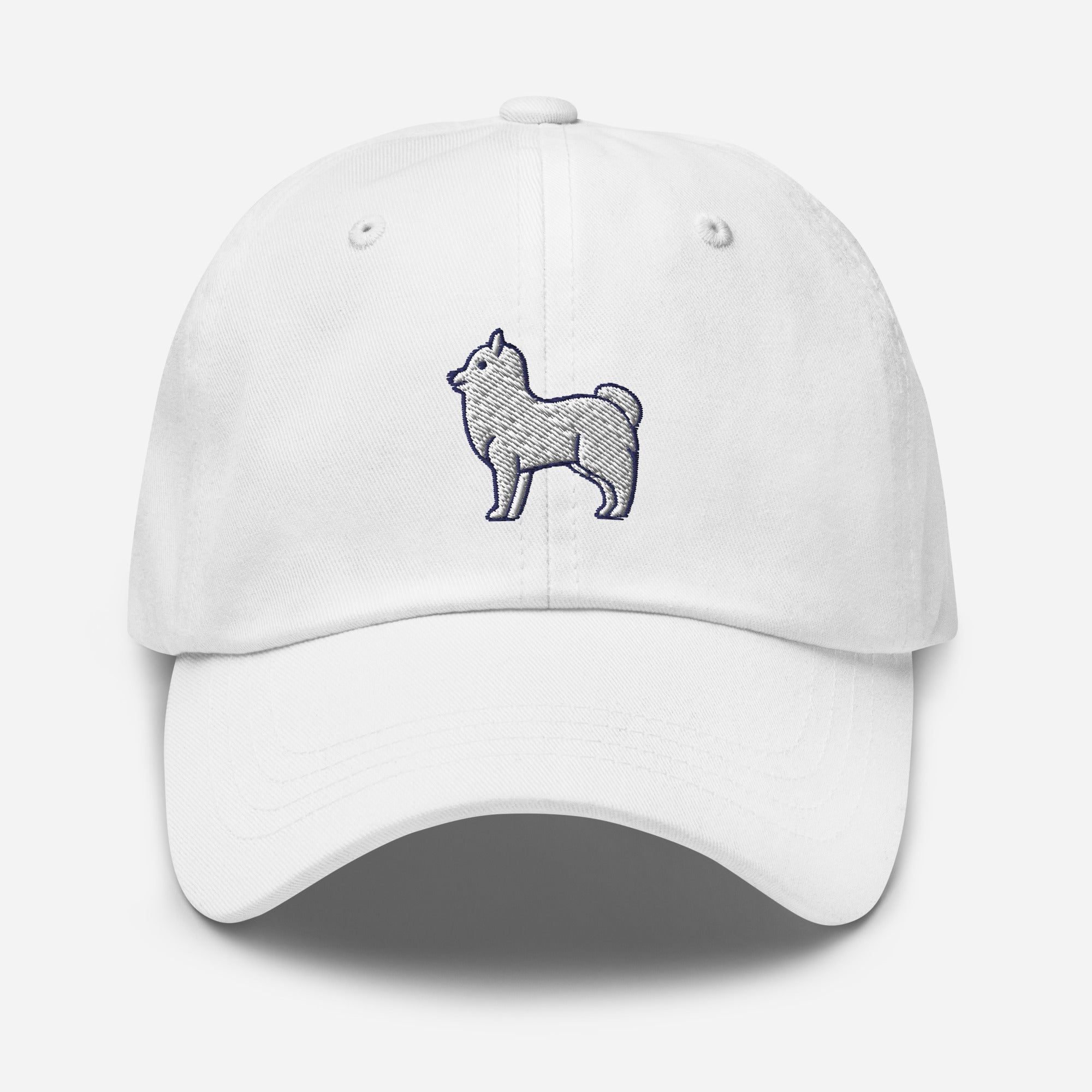 Pomeranian Dog Dad Hat, Embroidered Dog Lover Unisex Hat, Handmade Dad Cap, Pom Dogs Adjustable Baseball Gift Cap