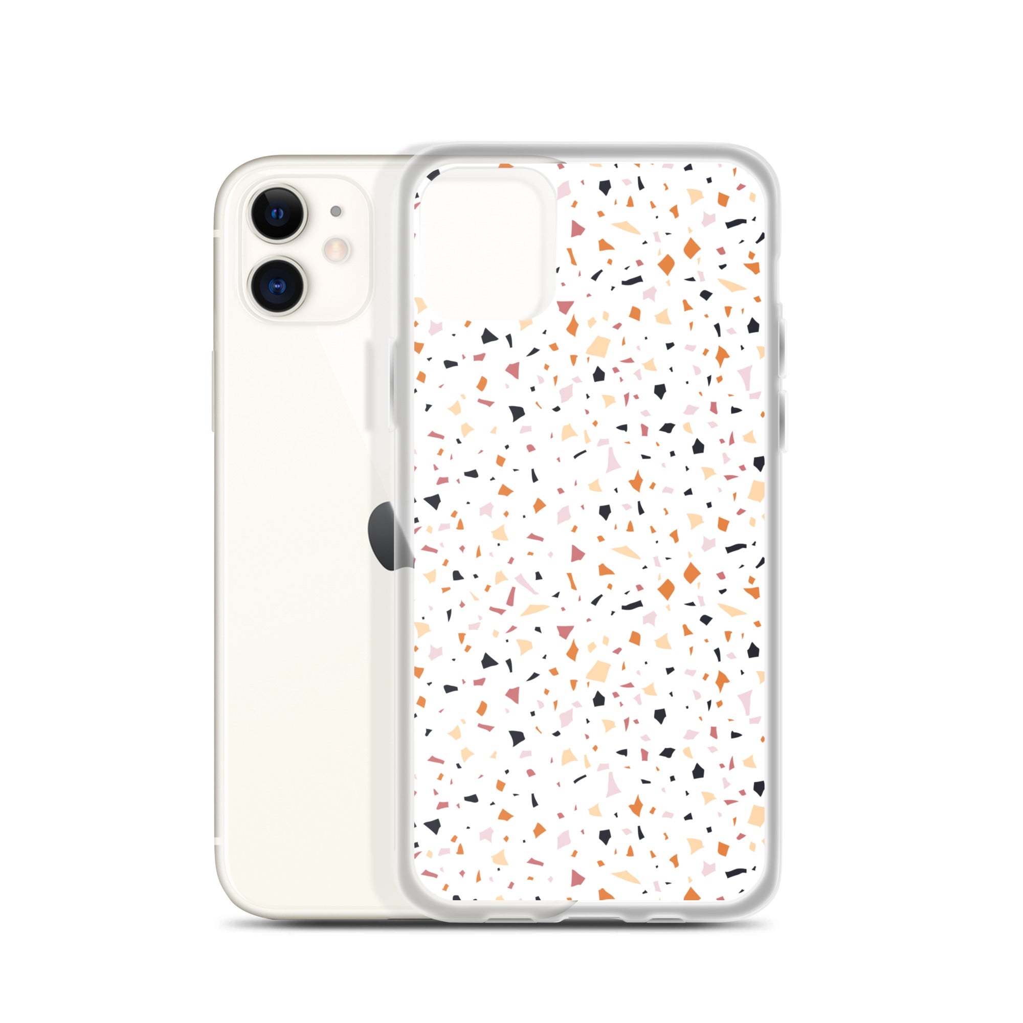 Colorful Terrazzo Pattern Clear Case for iPhone®