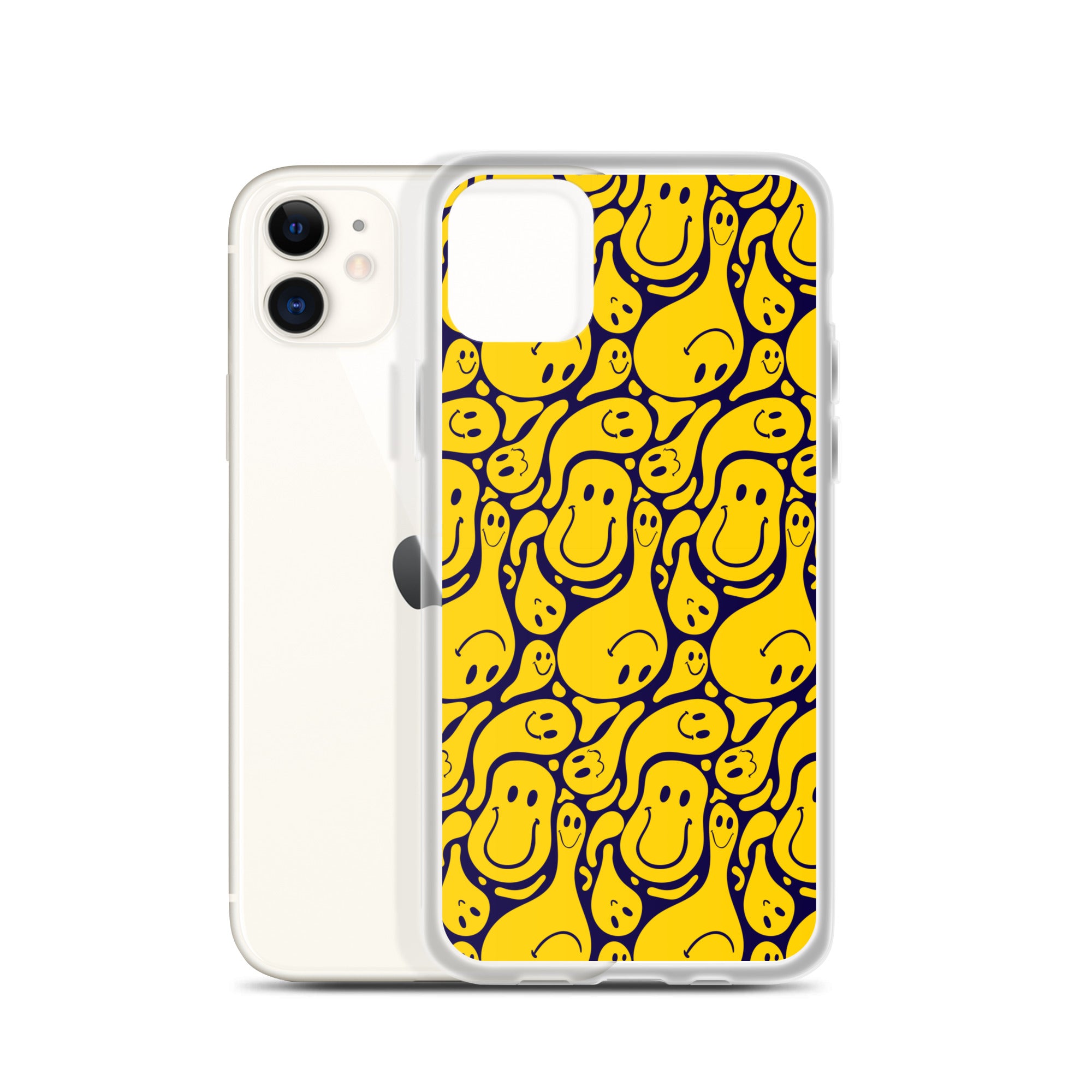 Funny Distorted Emoticons Clear Case for iPhone®