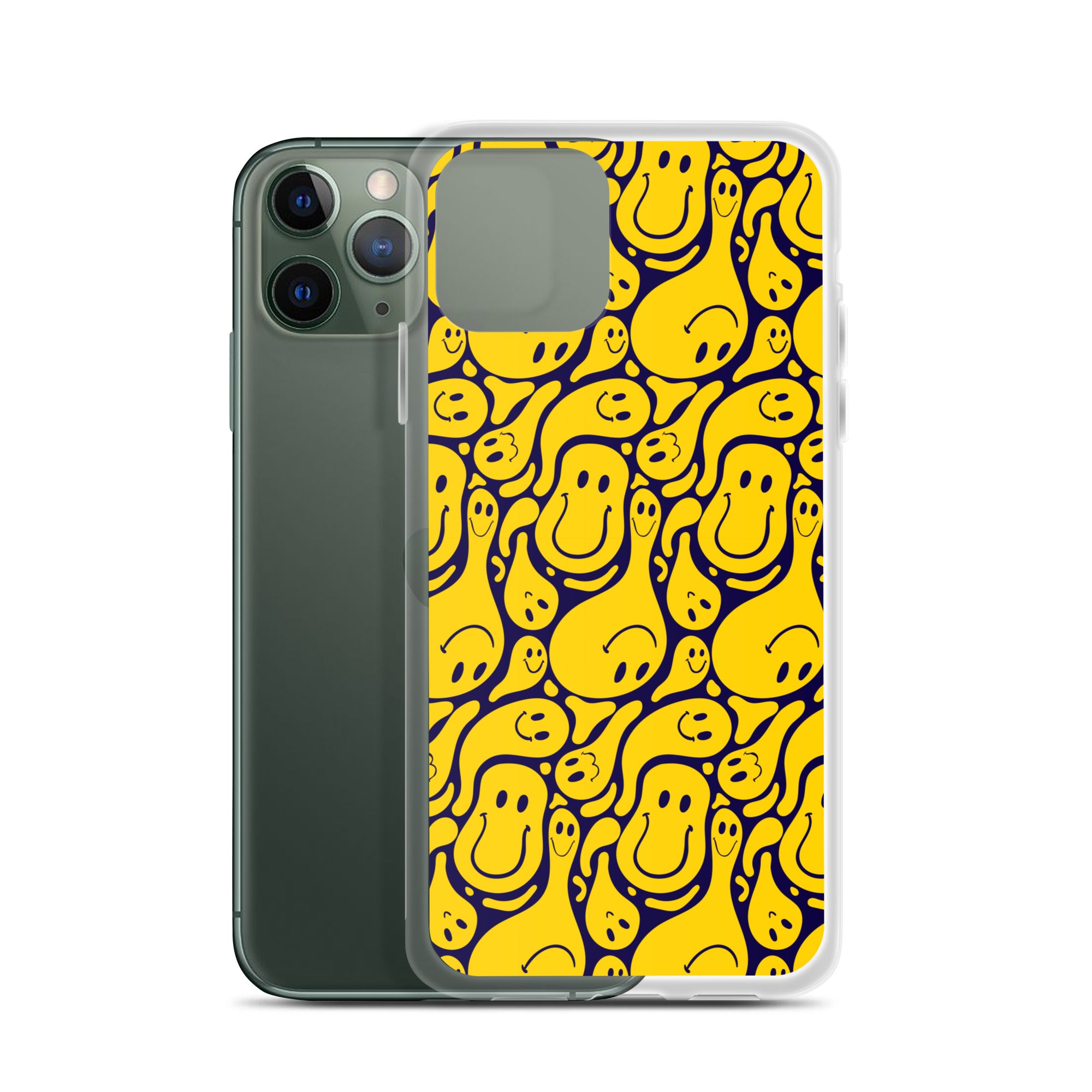 Funny Distorted Emoticons Clear Case for iPhone®