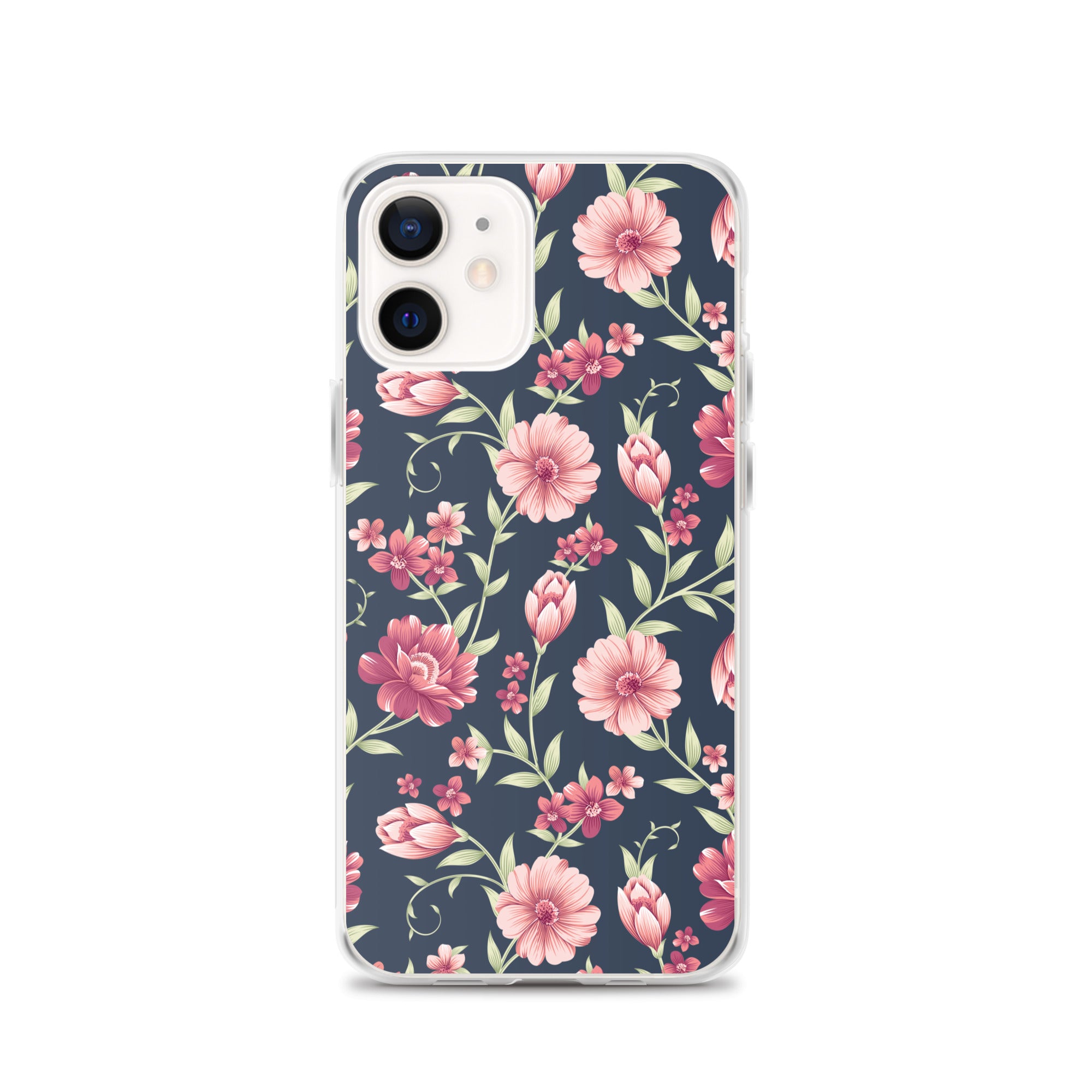 Seamless Vintage Flower Pattern Clear Case for iPhone®