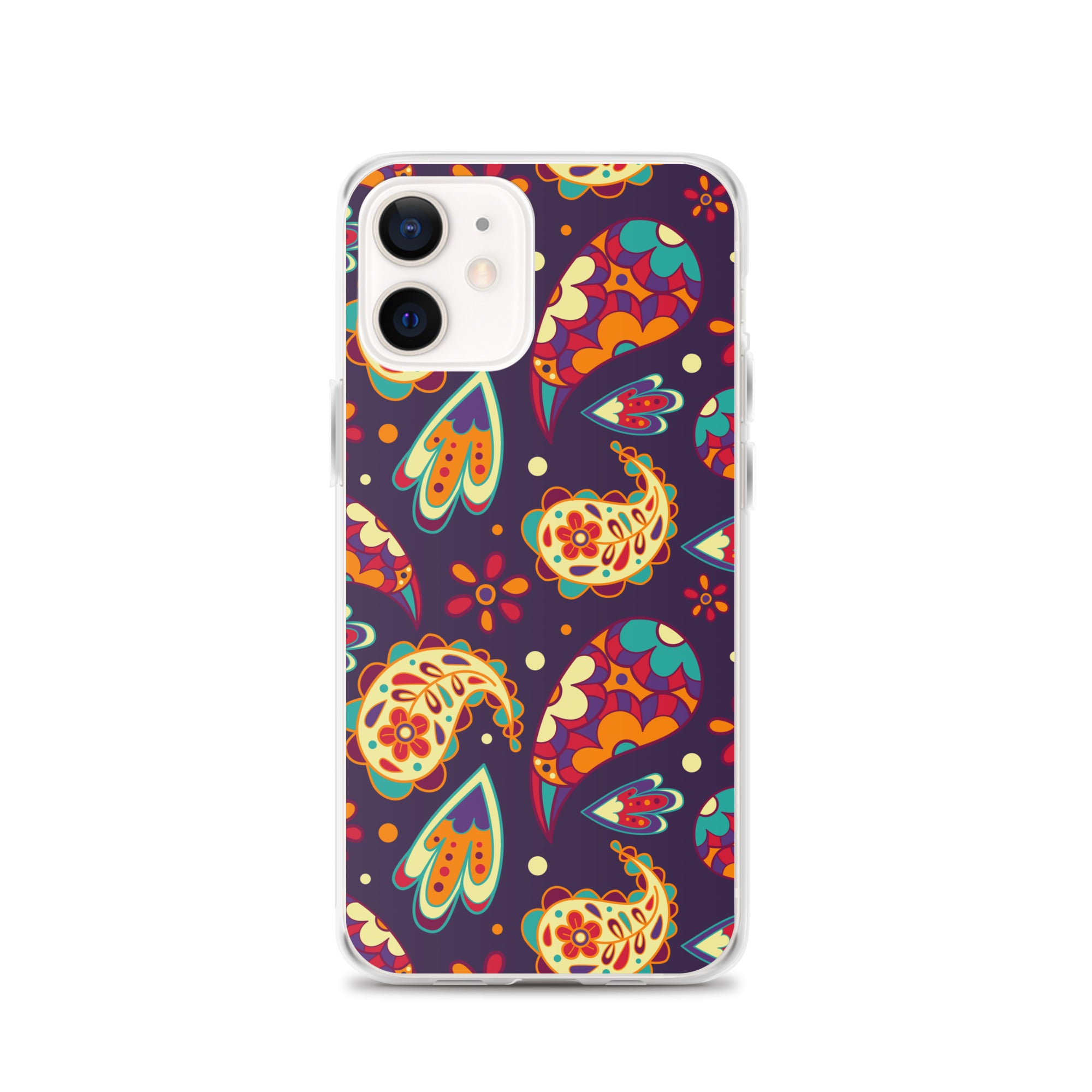 Elegant Colorful Paisley Pattern Clear Case for iPhone®