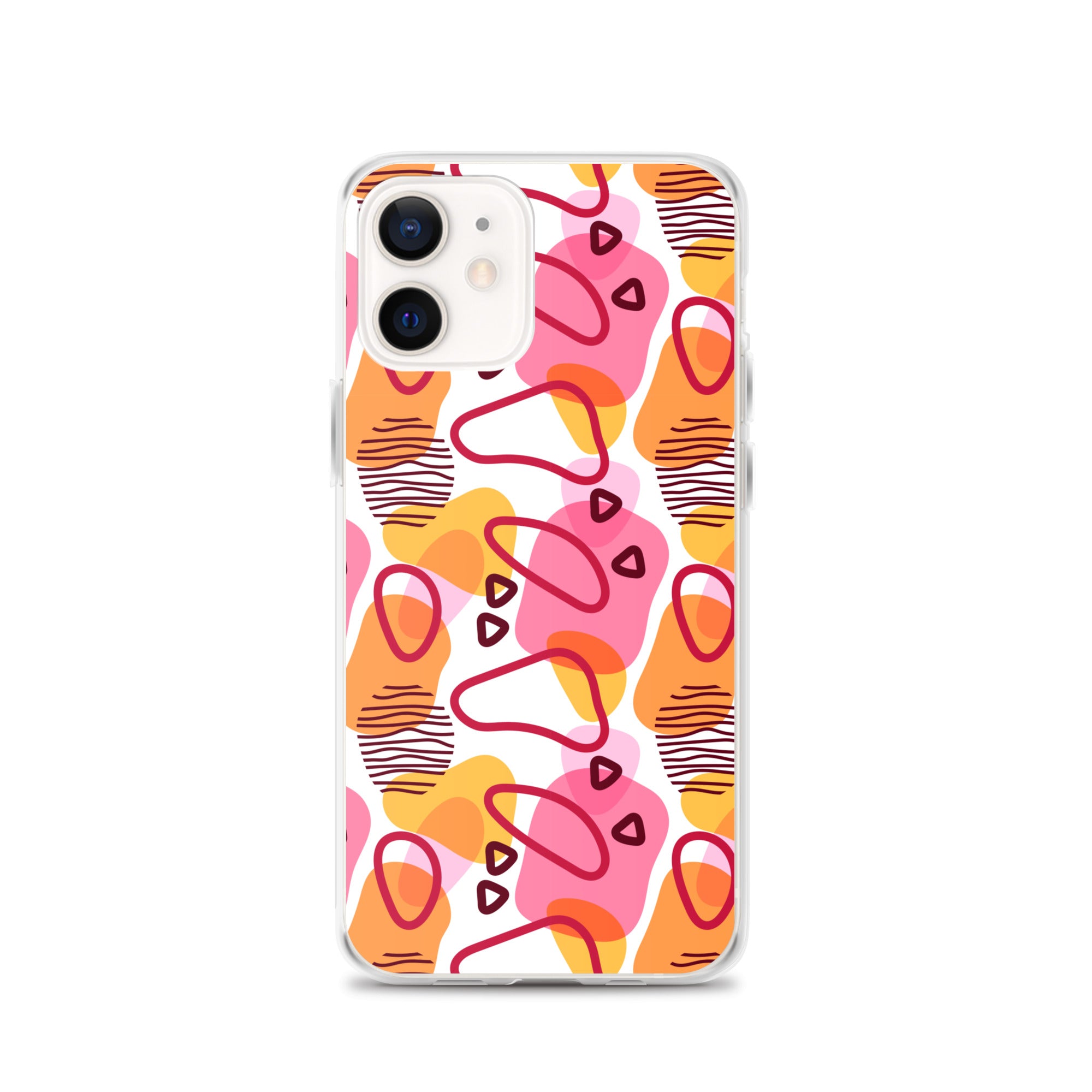 Abstract Doodle Pattern Clear Case for iPhone®