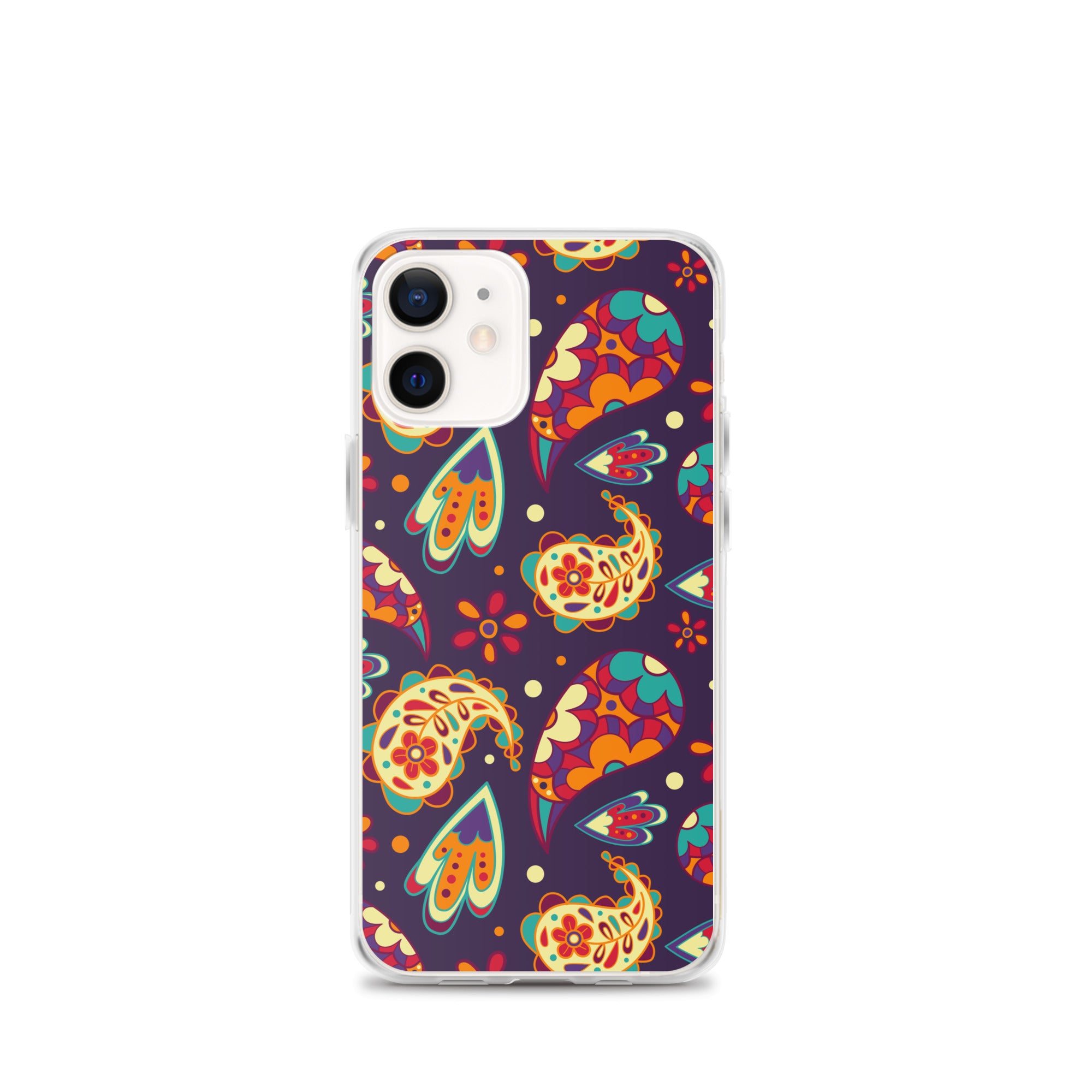 Elegant Colorful Paisley Pattern Clear Case for iPhone®