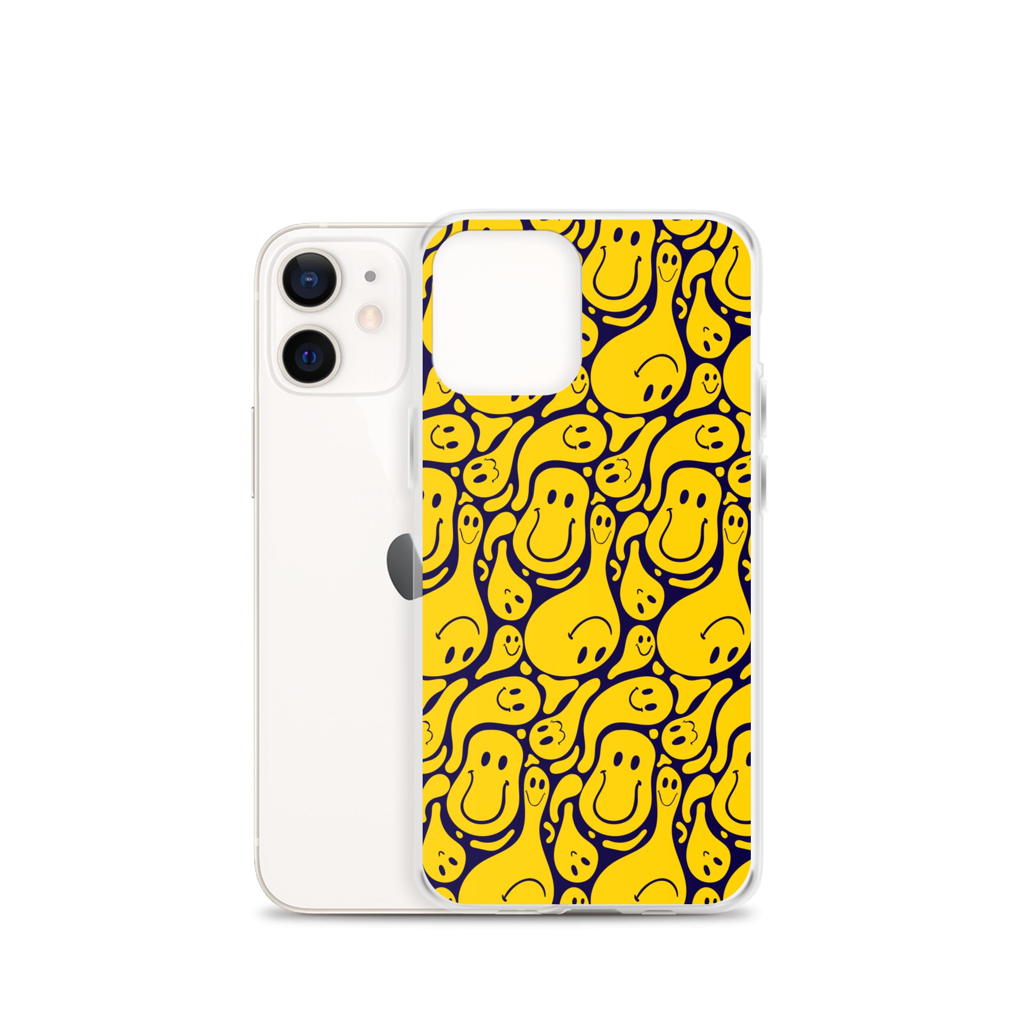 Funny Distorted Emoticons Clear Case for iPhone®