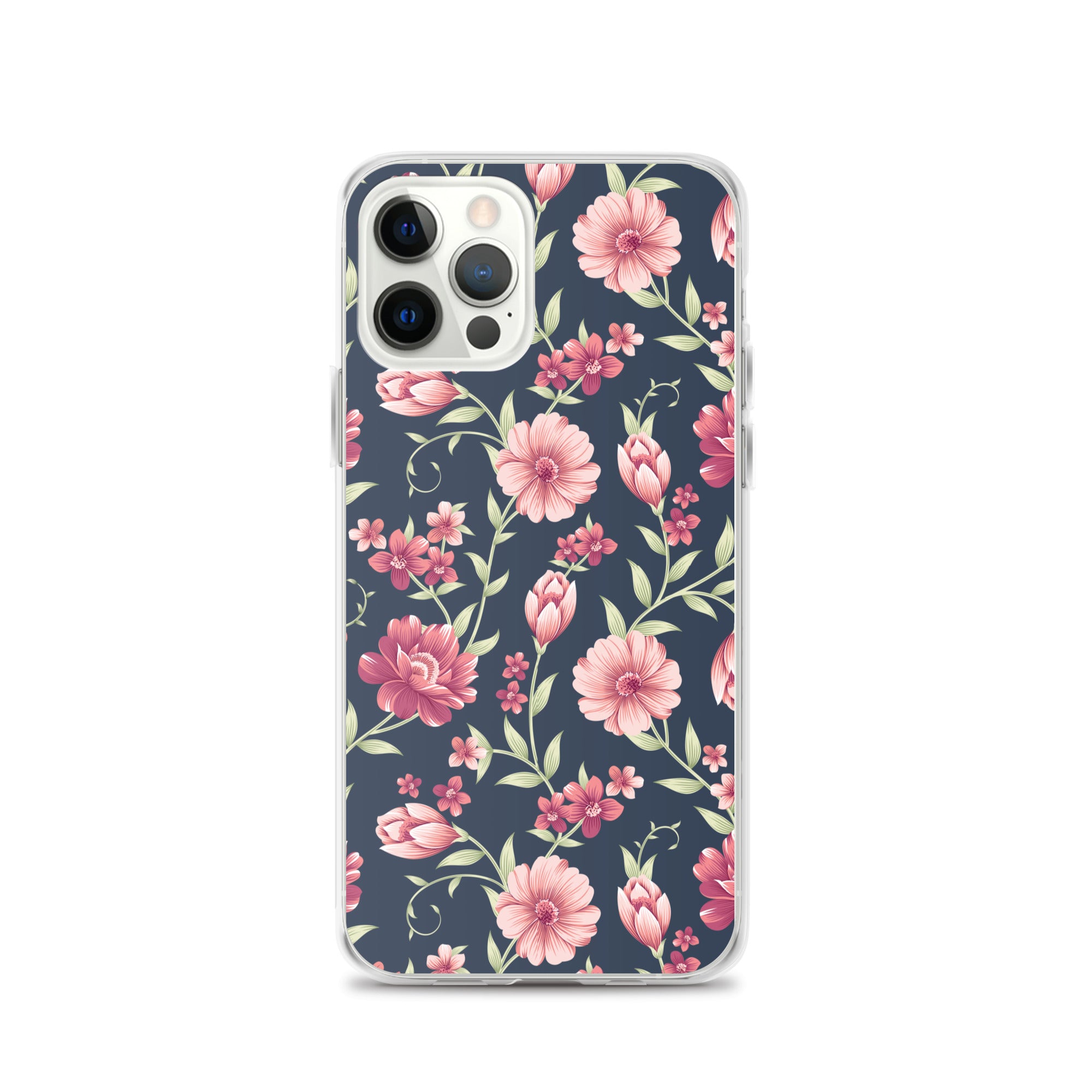 Seamless Vintage Flower Pattern Clear Case for iPhone®