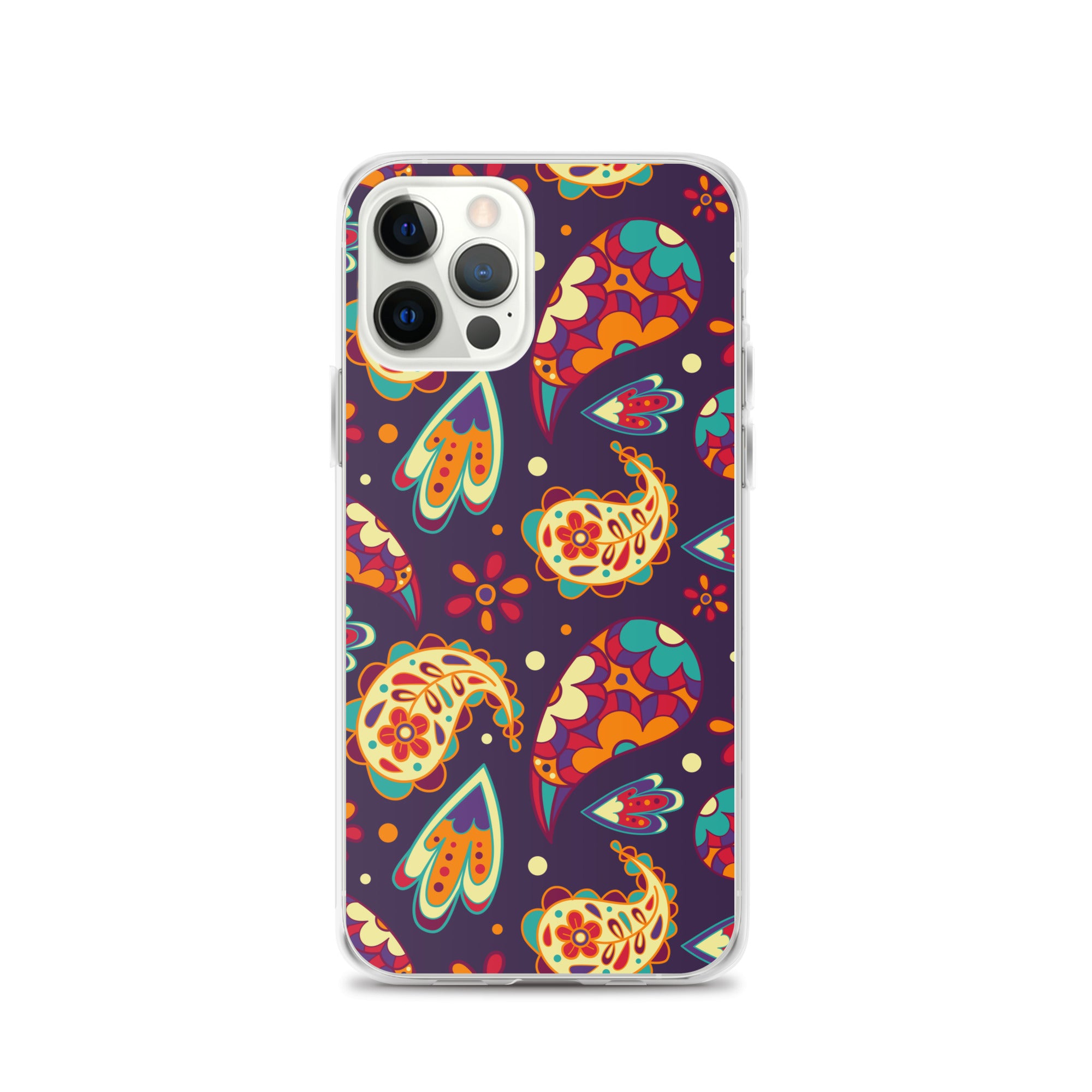 Elegant Colorful Paisley Pattern Clear Case for iPhone®