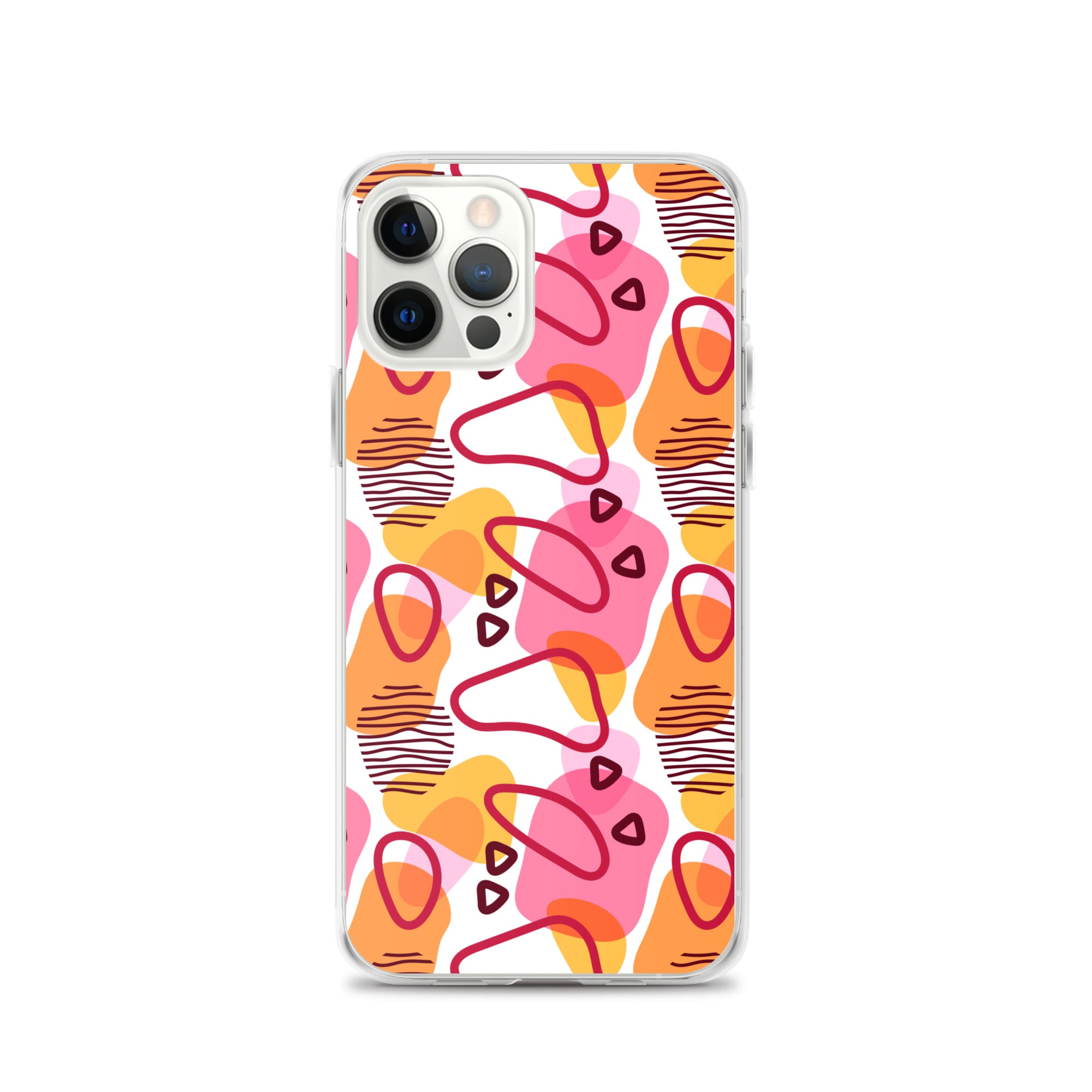 Abstract Doodle Pattern Clear Case for iPhone®