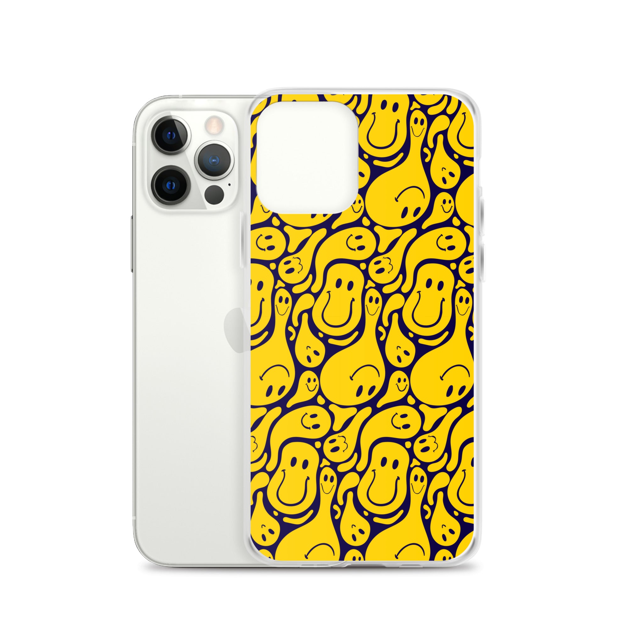 Funny Distorted Emoticons Clear Case for iPhone®