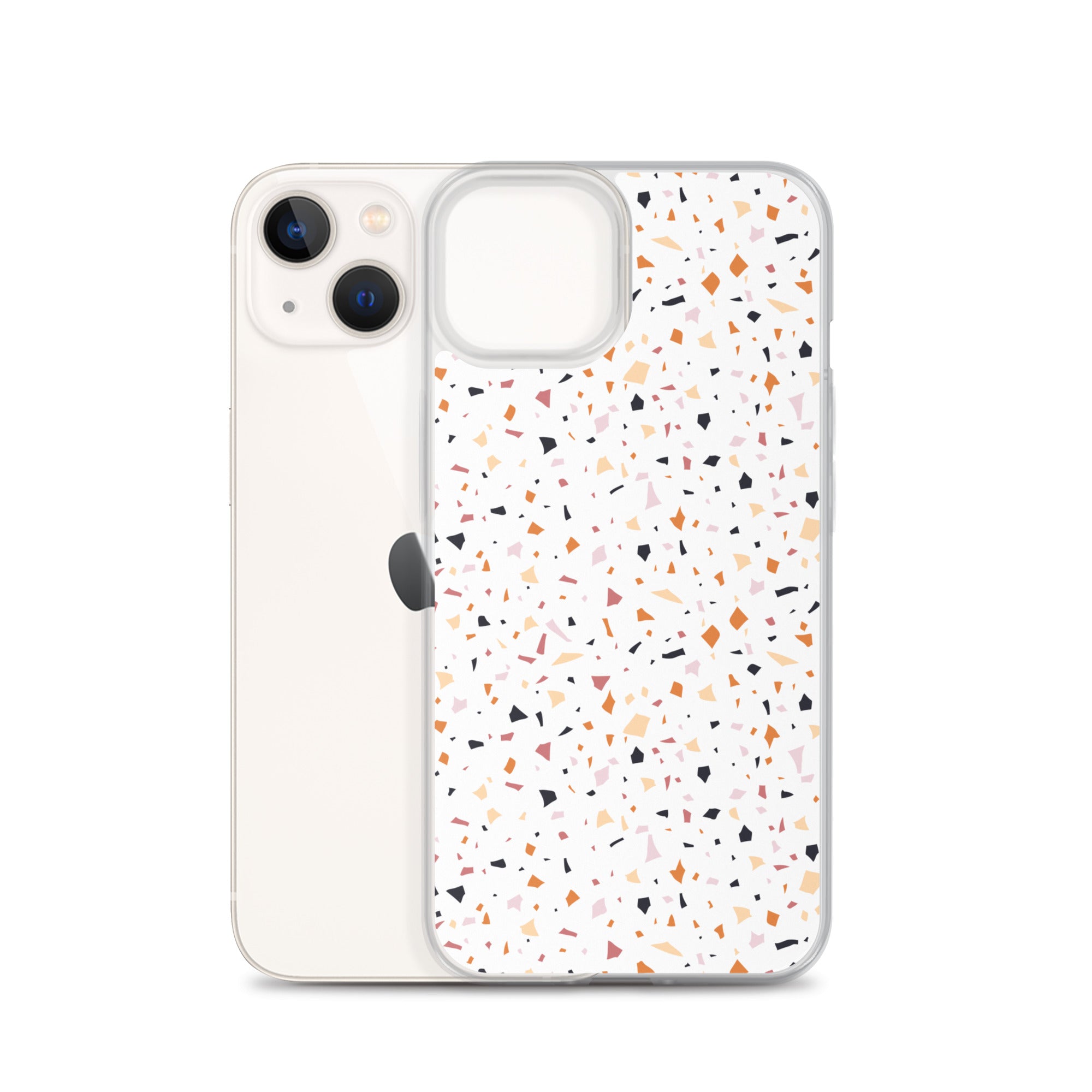 Colorful Terrazzo Pattern Clear Case for iPhone®