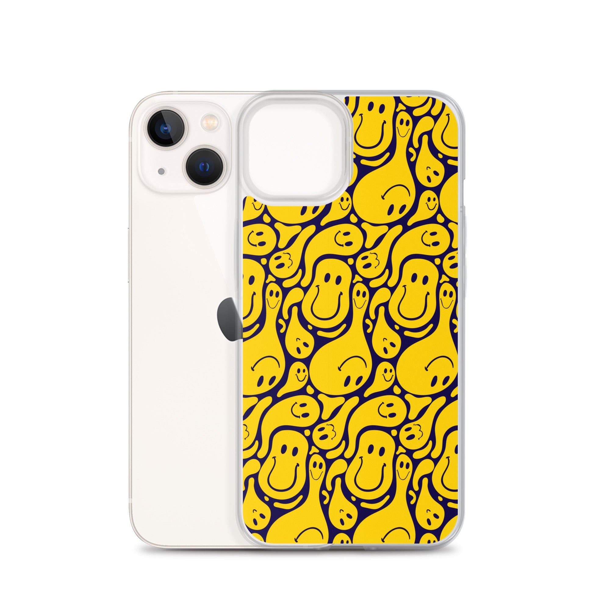 Funny Distorted Emoticons Clear Case for iPhone®