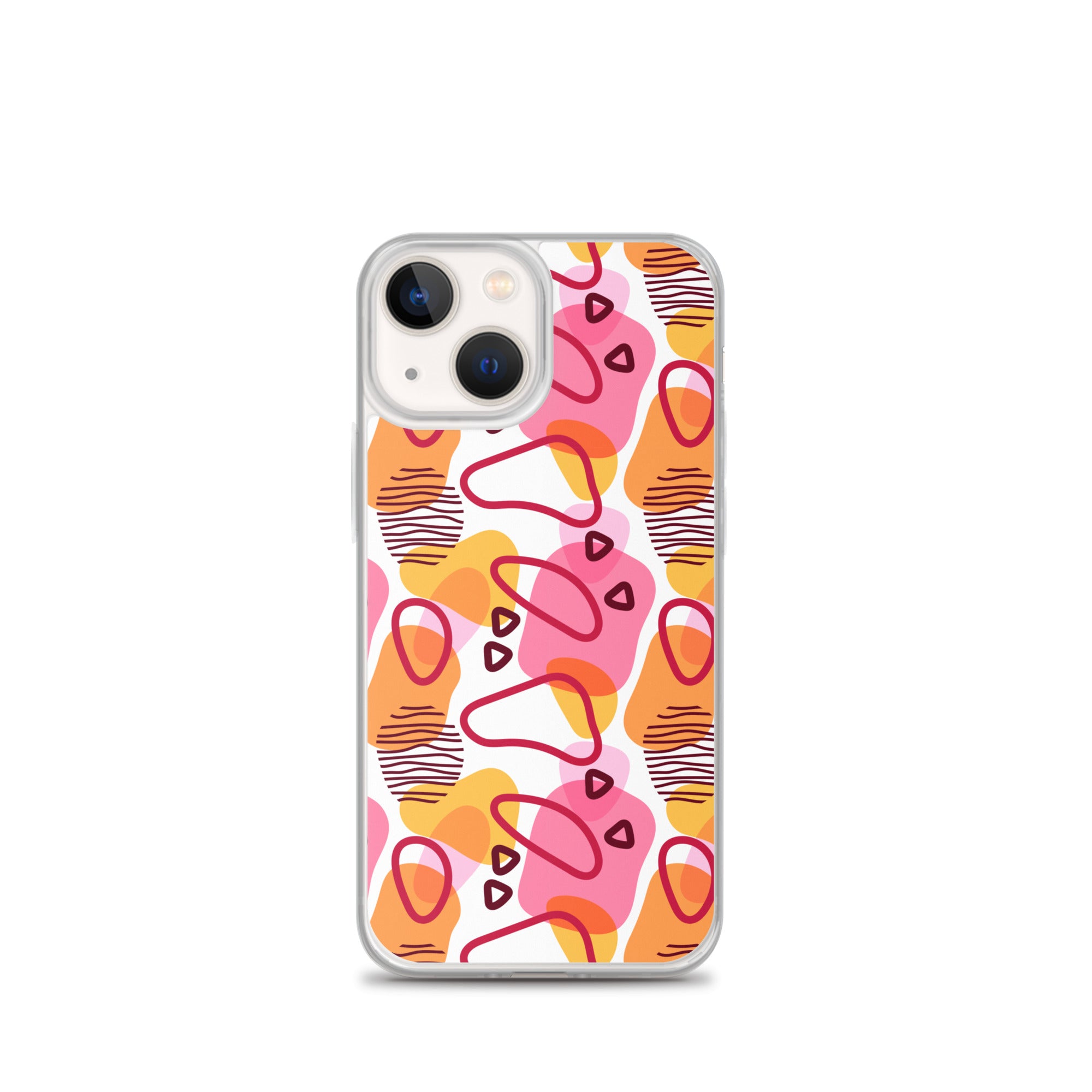 Abstract Doodle Pattern Clear Case for iPhone®