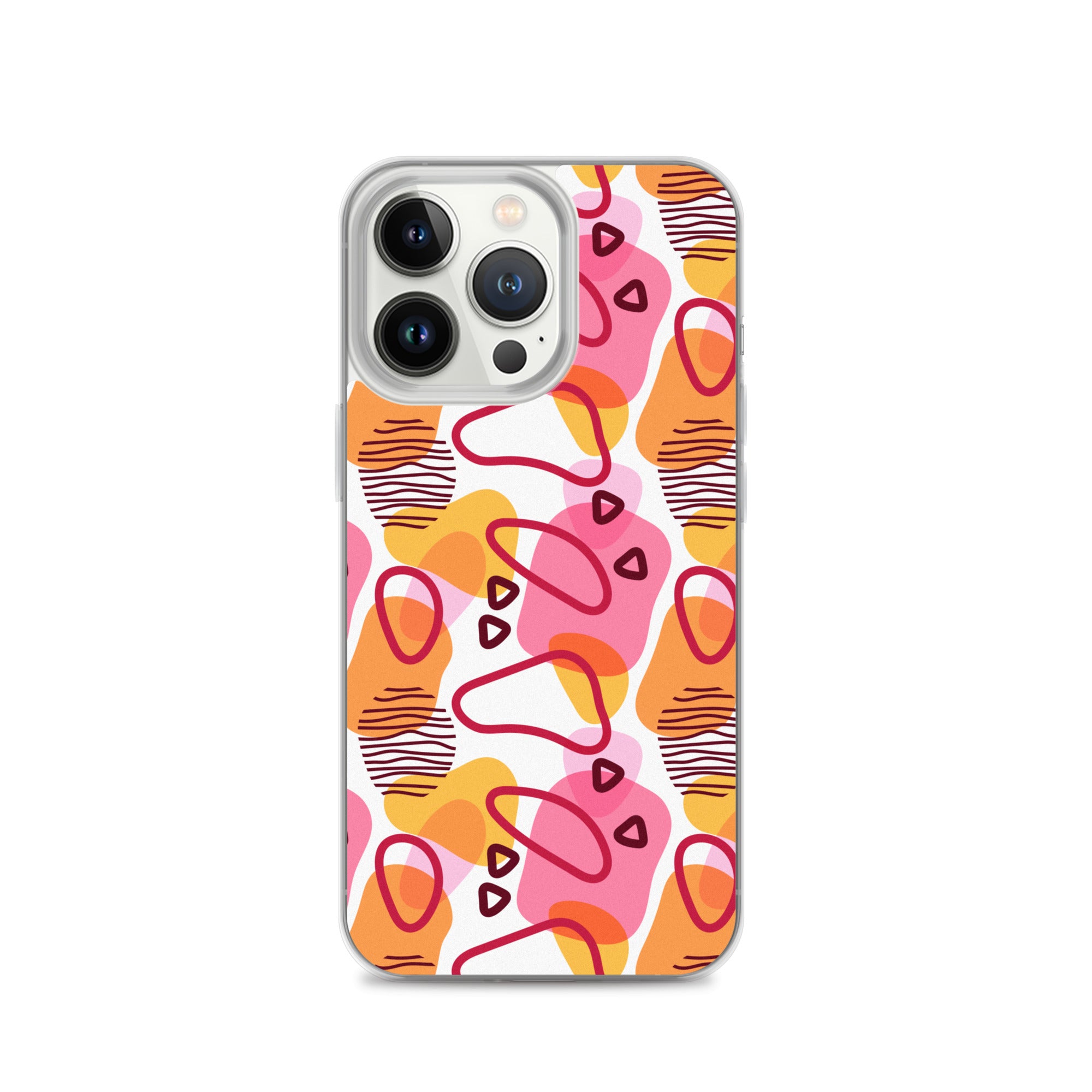 Abstract Doodle Pattern Clear Case for iPhone®