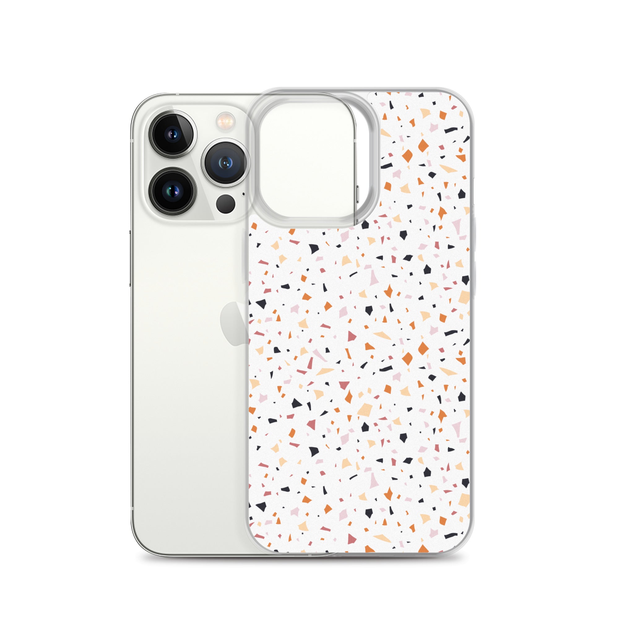 Colorful Terrazzo Pattern Clear Case for iPhone®