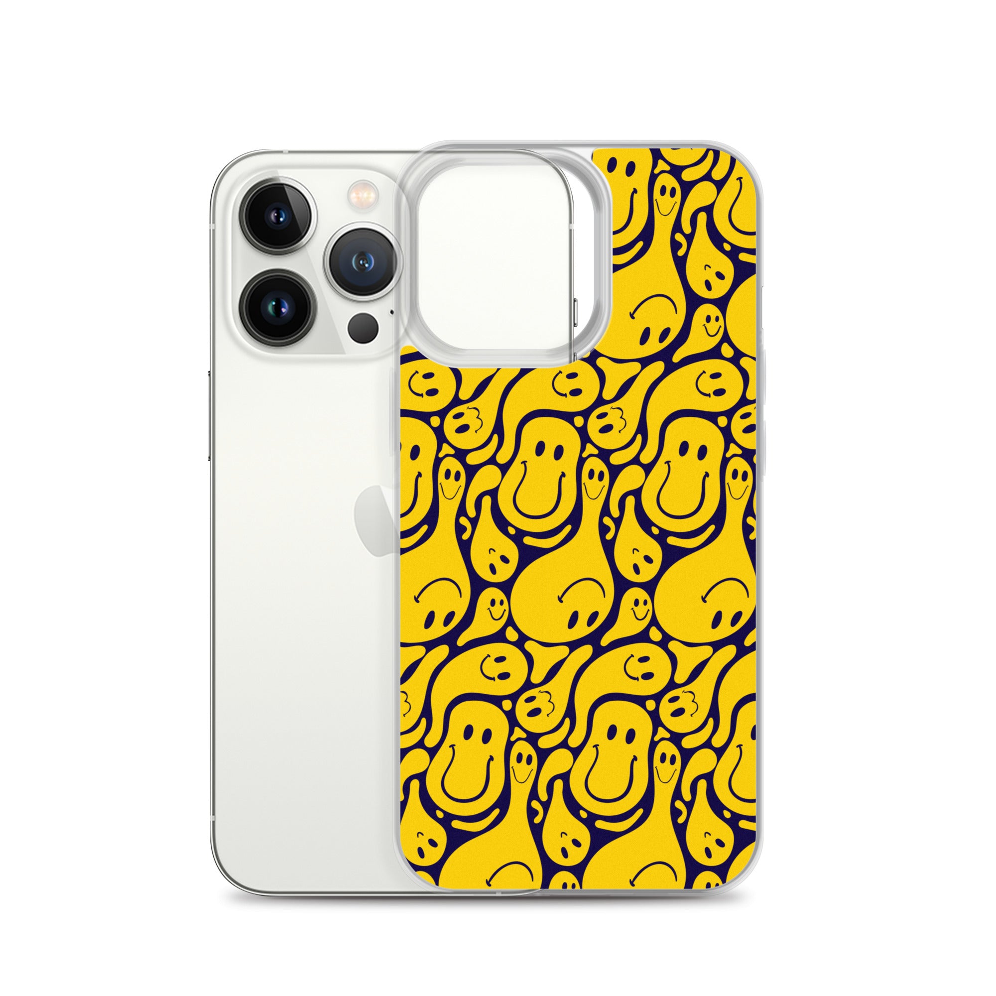 Funny Distorted Emoticons Clear Case for iPhone®