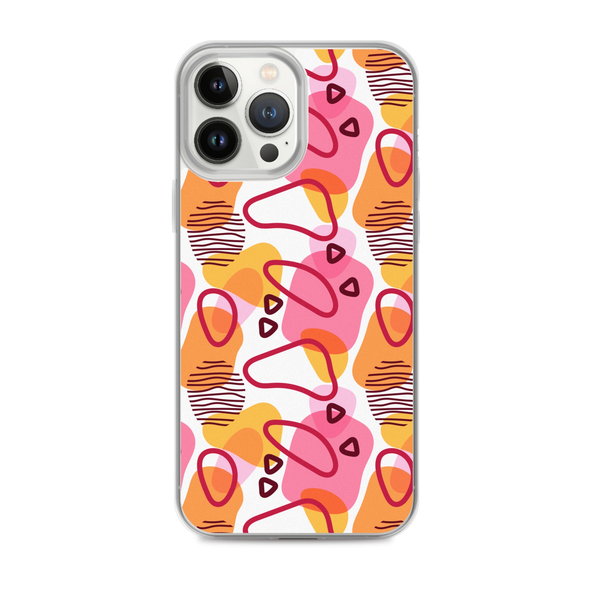 Abstract Doodle Pattern Clear Case for iPhone®