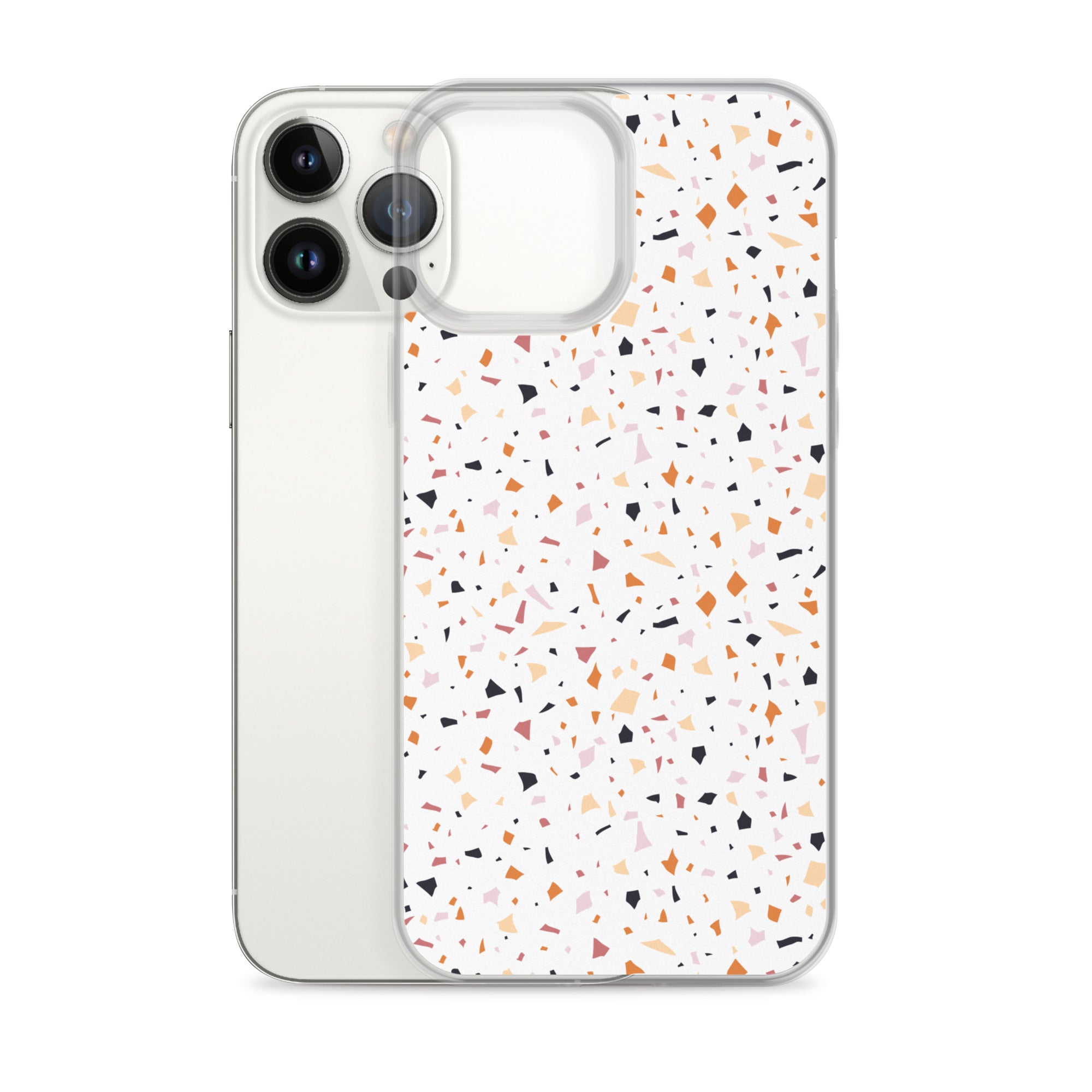 Colorful Terrazzo Pattern Clear Case for iPhone®