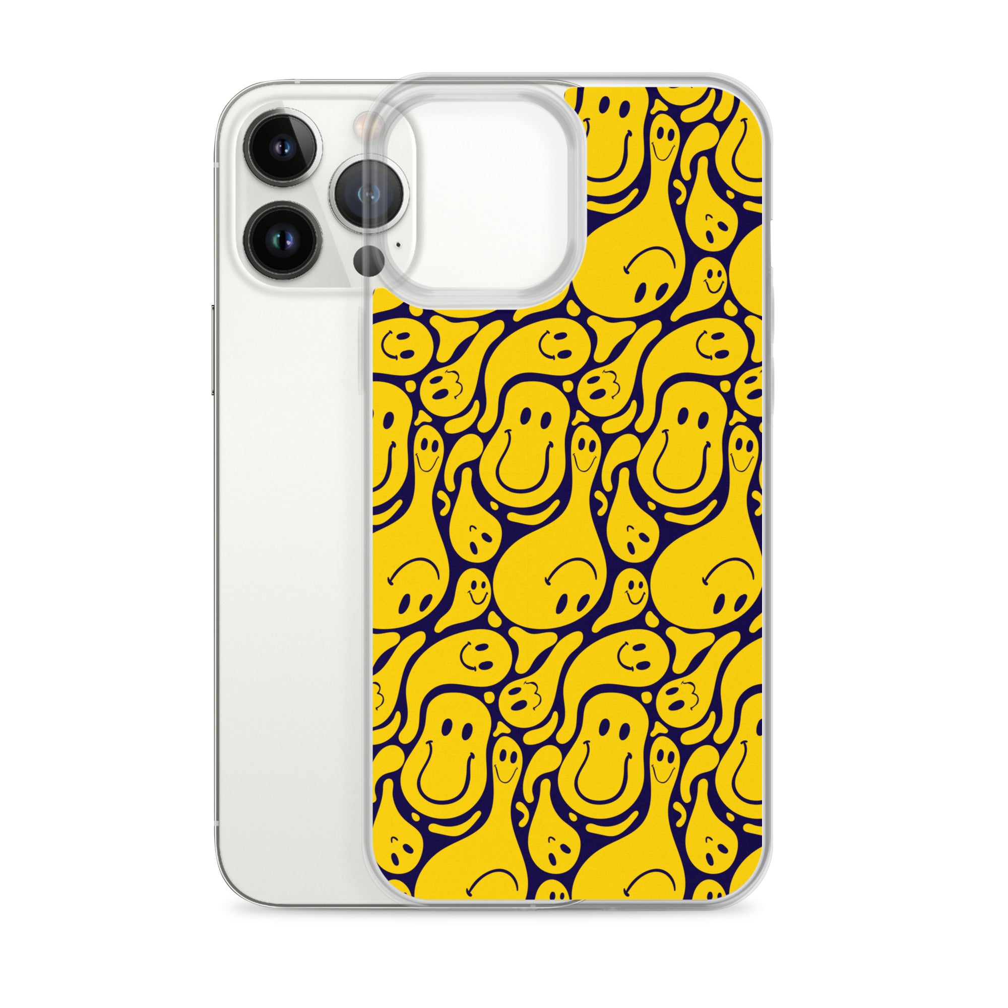 Funny Distorted Emoticons Clear Case for iPhone®