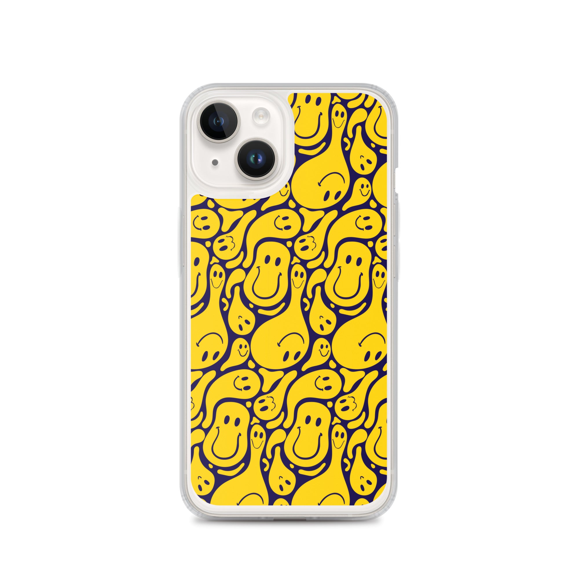 Funny Distorted Emoticons Clear Case for iPhone®