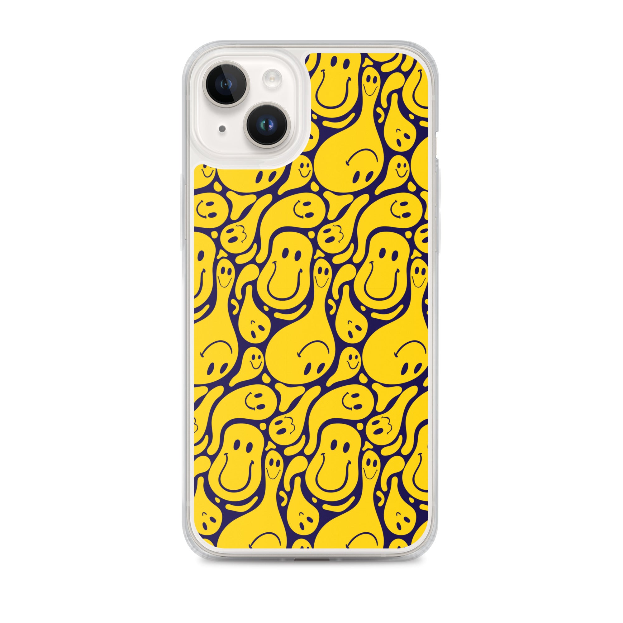 Funny Distorted Emoticons Clear Case for iPhone®