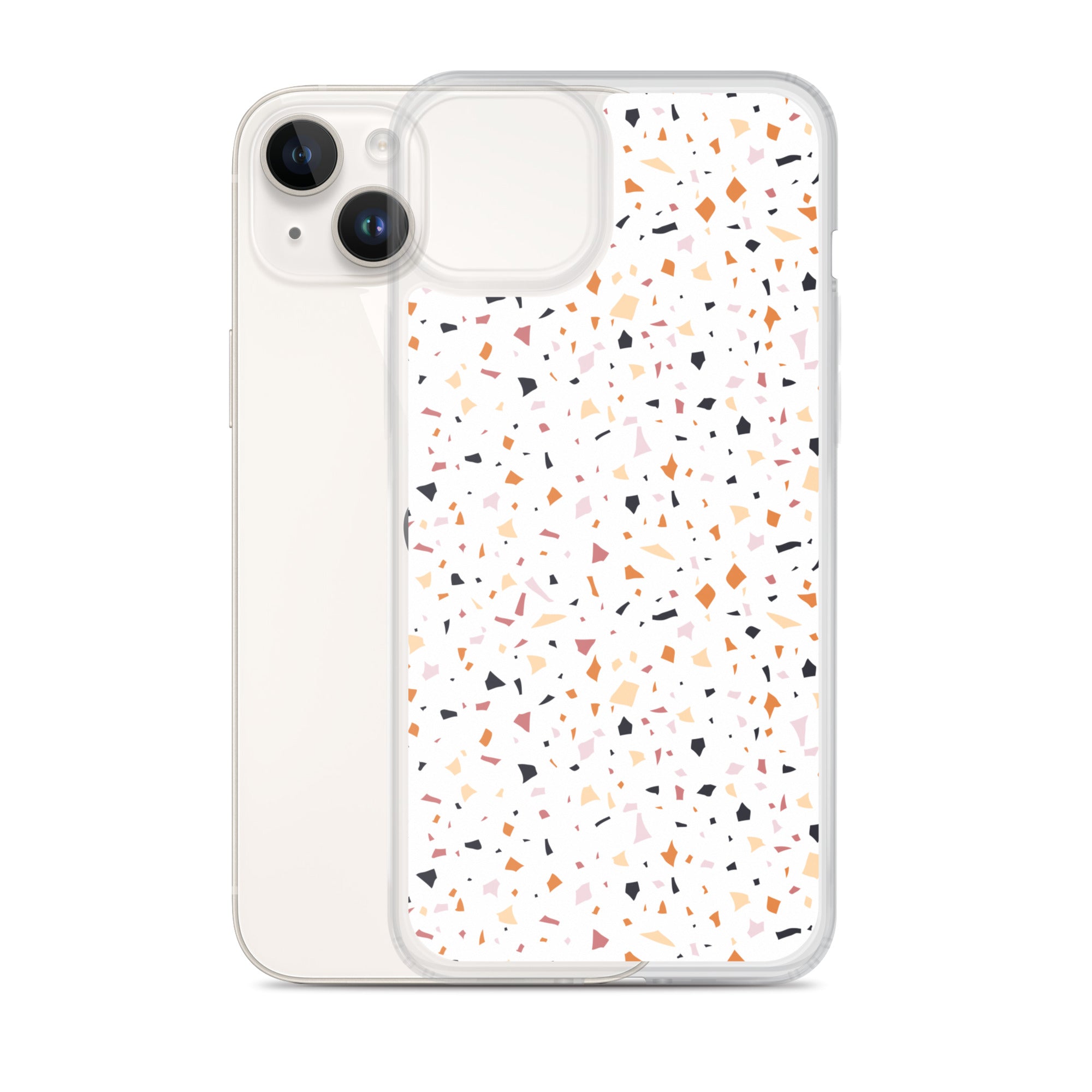 Colorful Terrazzo Pattern Clear Case for iPhone®