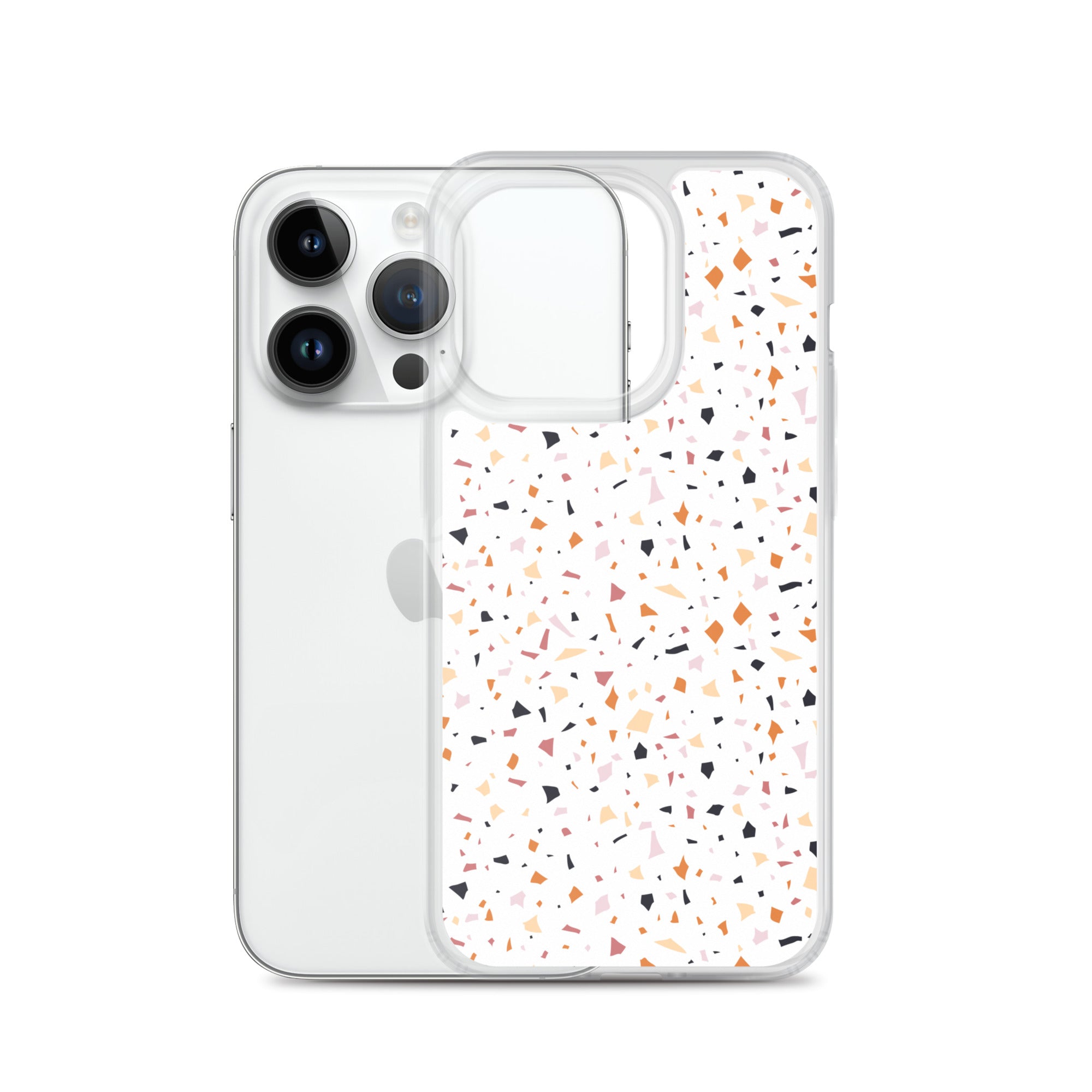 Colorful Terrazzo Pattern Clear Case for iPhone®