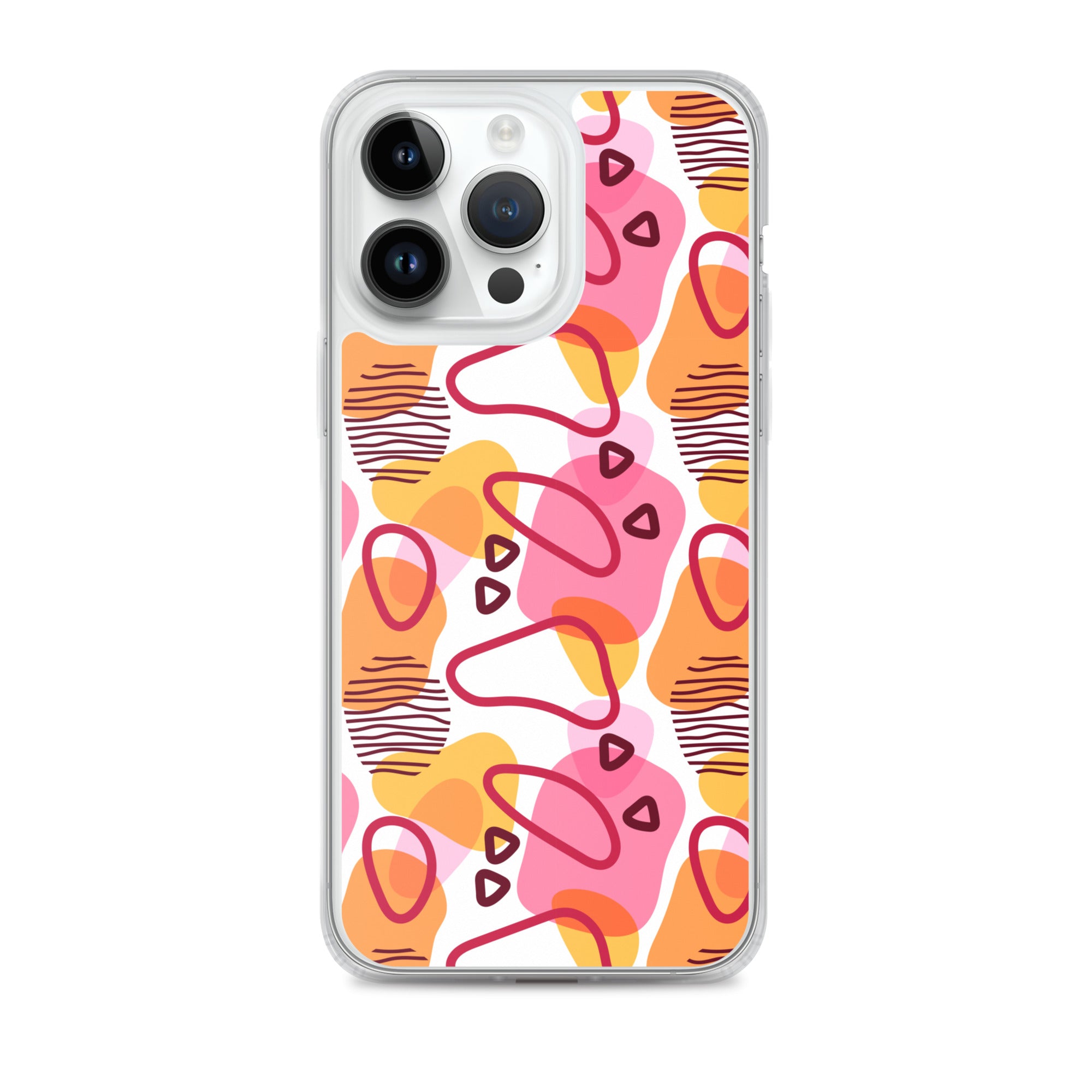 Abstract Doodle Pattern Clear Case for iPhone®