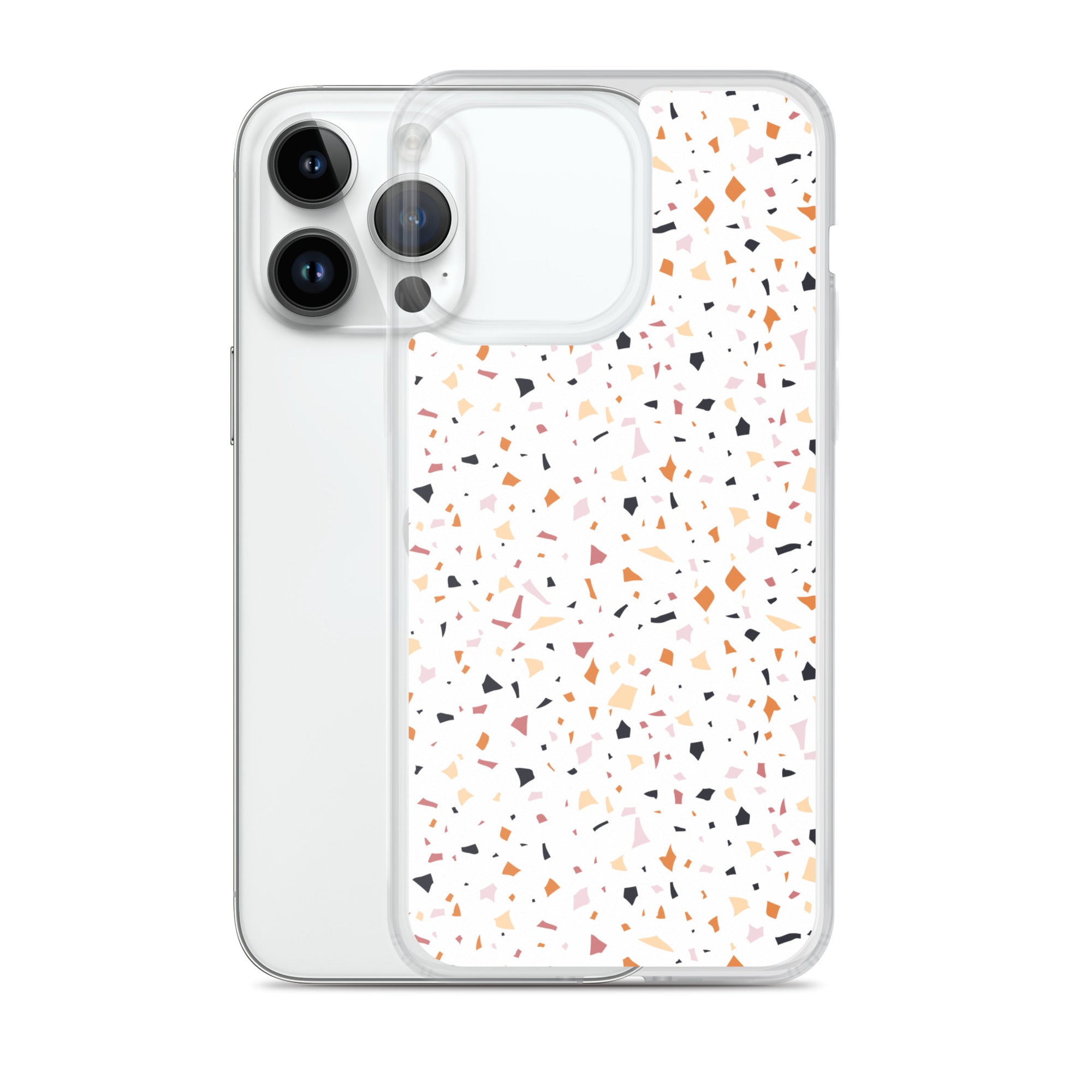 Colorful Terrazzo Pattern Clear Case for iPhone®