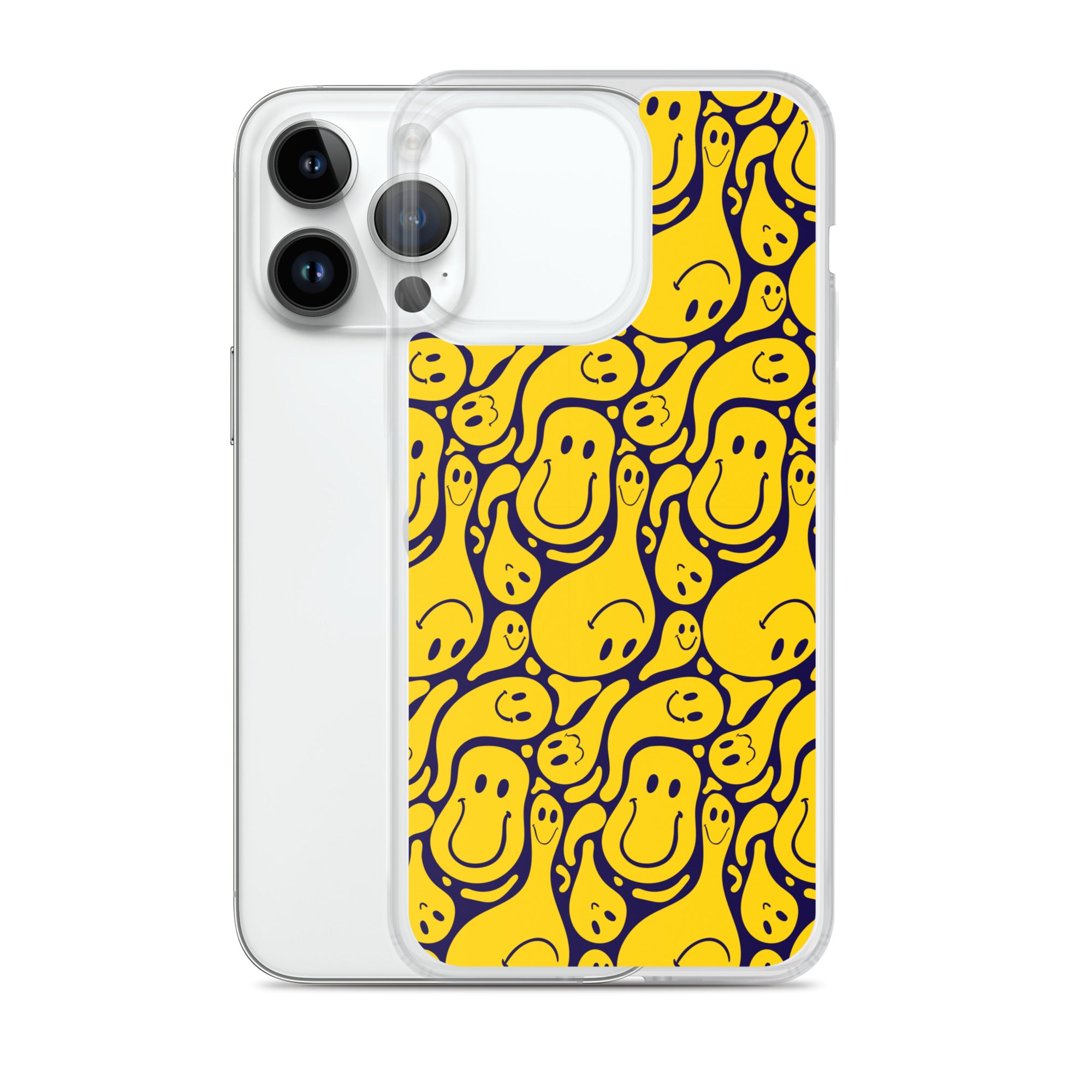 Funny Distorted Emoticons Clear Case for iPhone®