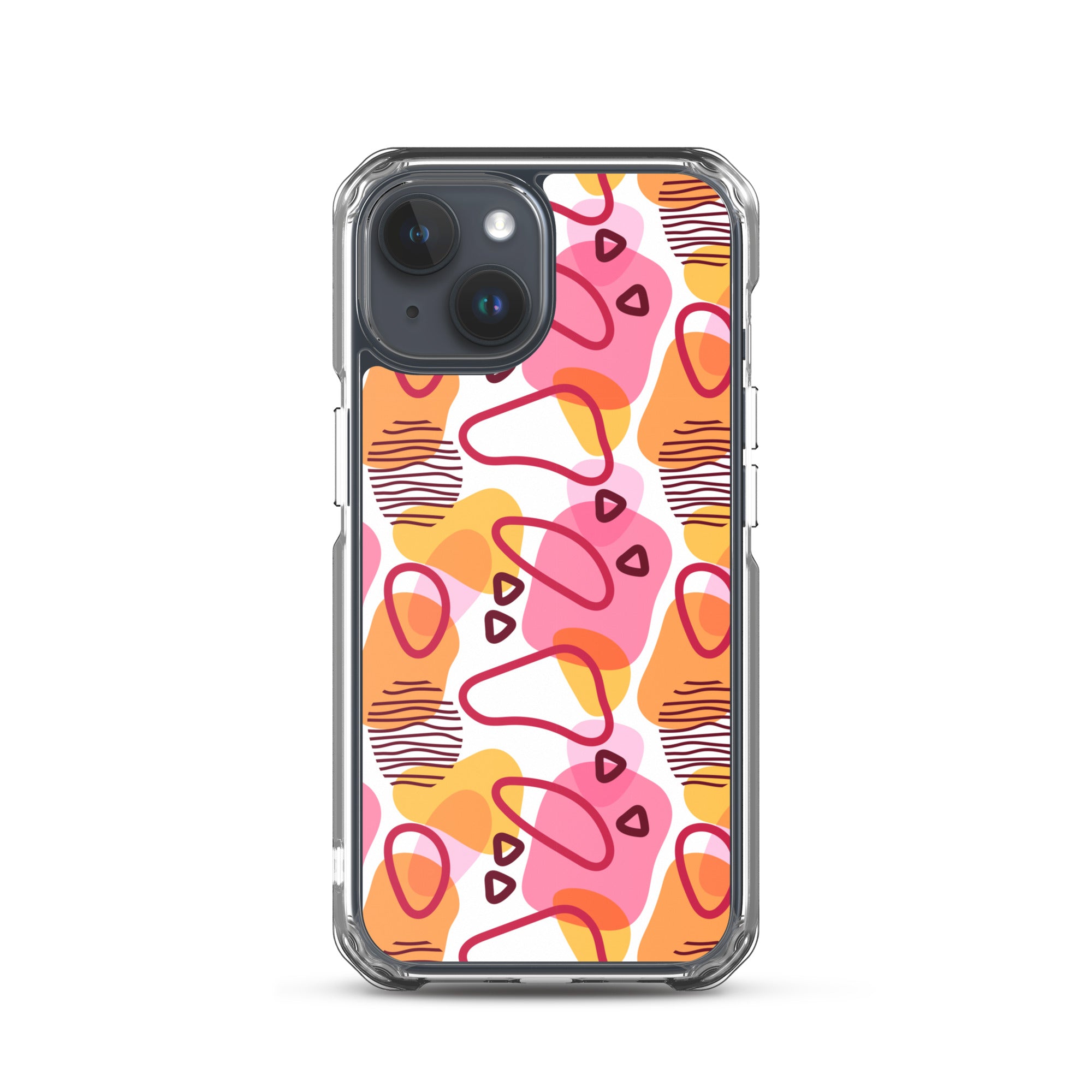 Abstract Doodle Pattern Clear Case for iPhone®