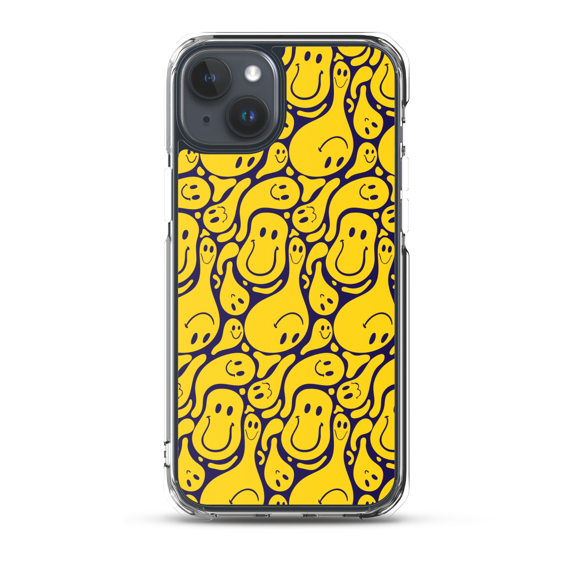 Funny Distorted Emoticons Clear Case for iPhone®