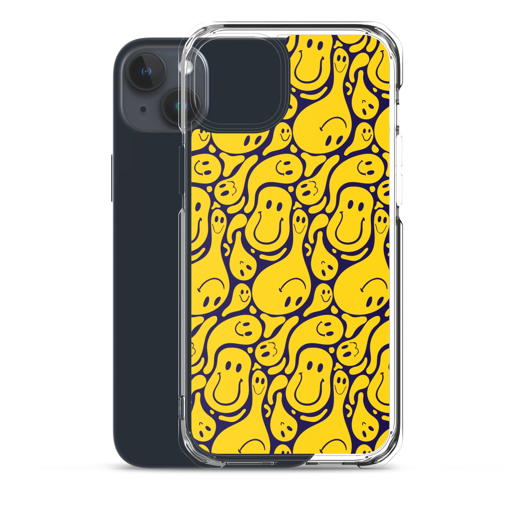 Funny Distorted Emoticons Clear Case for iPhone®