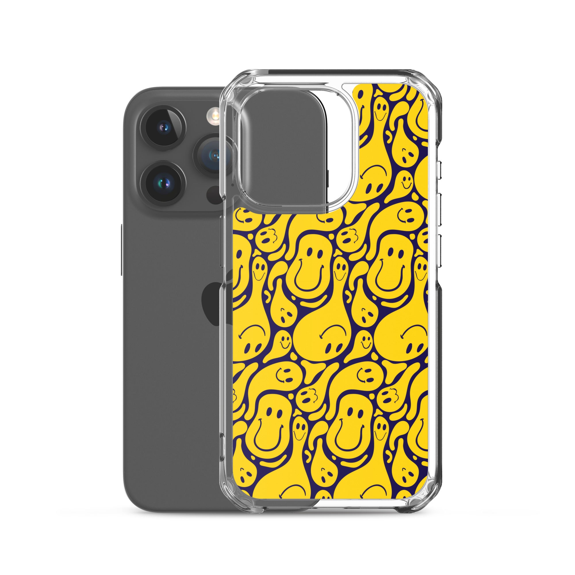 Funny Distorted Emoticons Clear Case for iPhone®