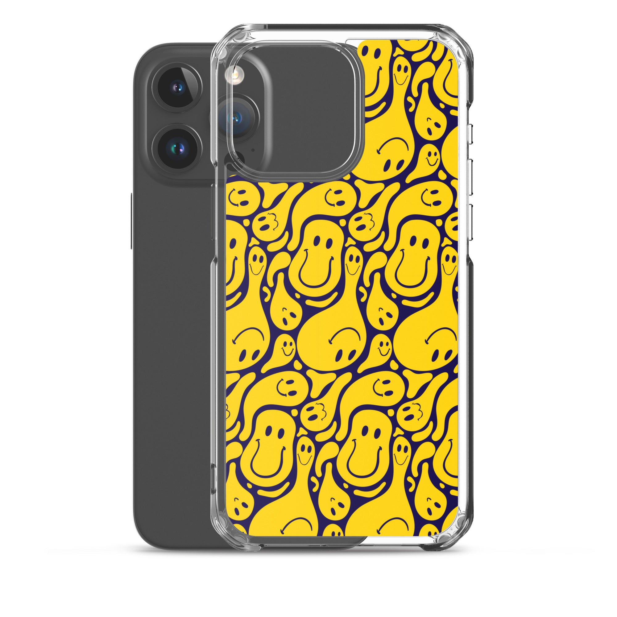 Funny Distorted Emoticons Clear Case for iPhone®