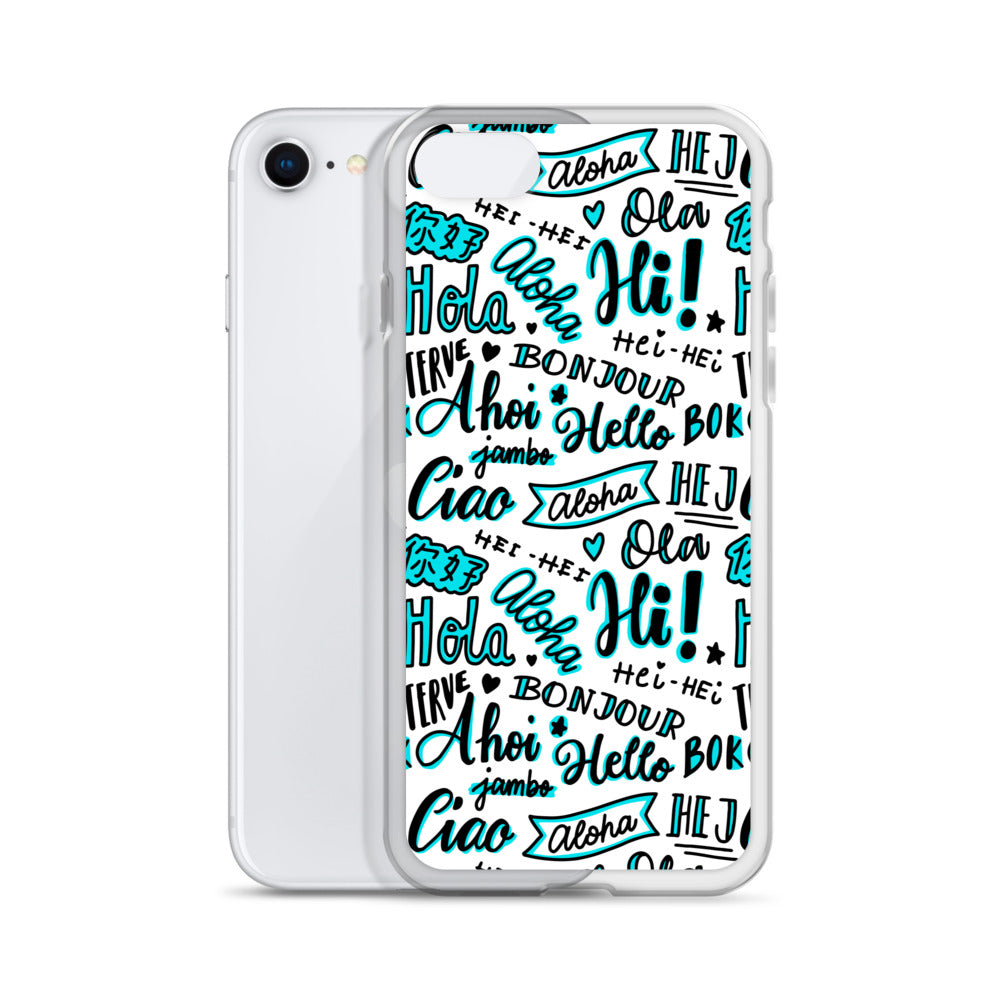 Hello Word Different Languages Clear Case for iPhone®