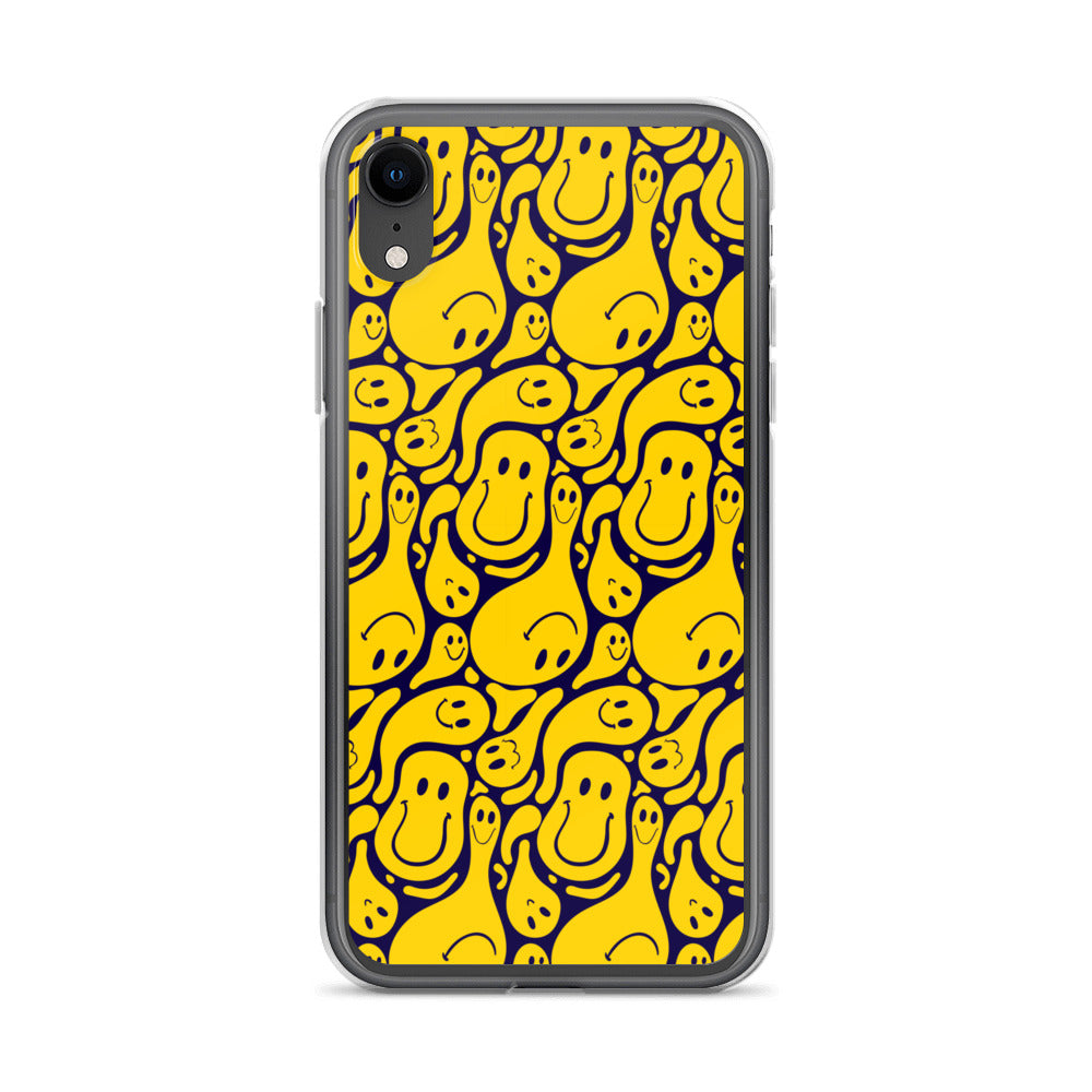 Funny Distorted Emoticons Clear Case for iPhone®