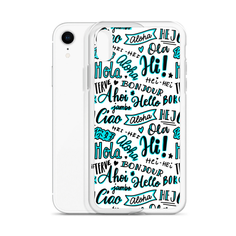 Hello Word Different Languages Clear Case for iPhone®