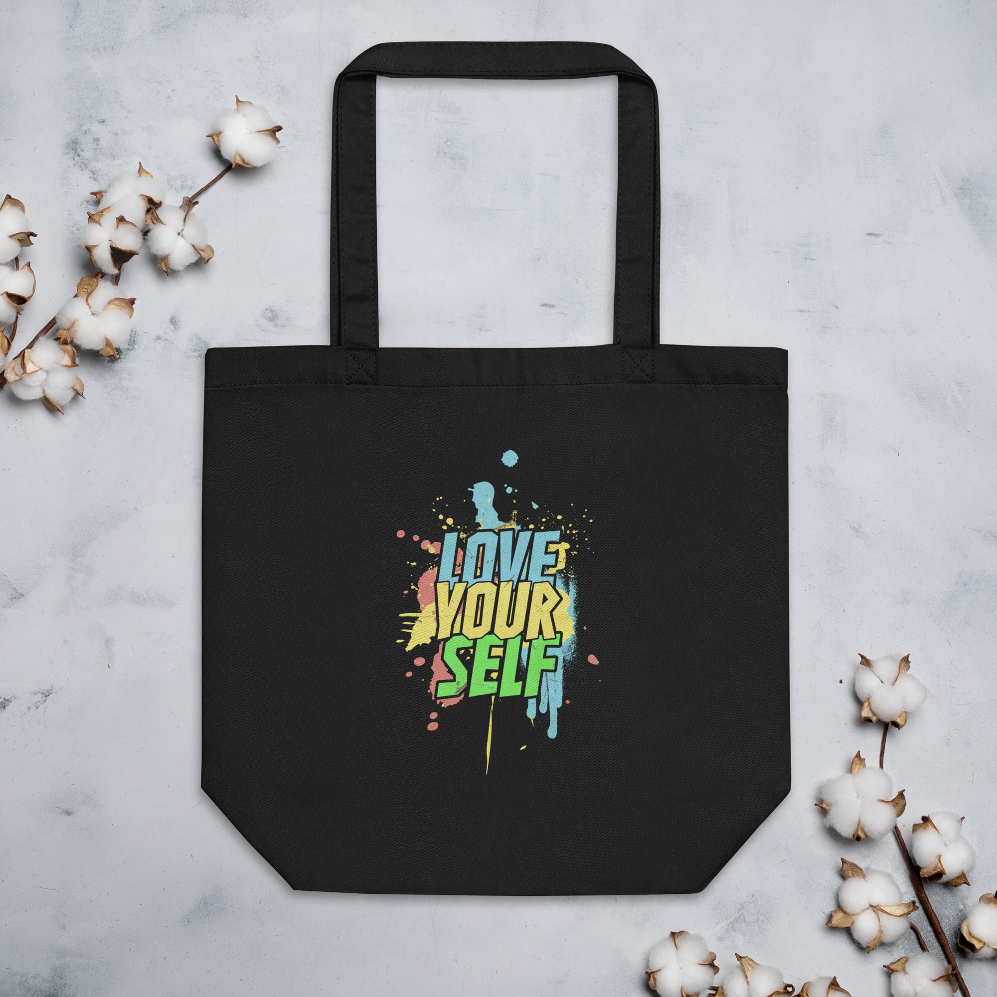 Love Your Self Inspirational Self Love Positive Quotes Self Love Club Motivational Eco Tote Bag