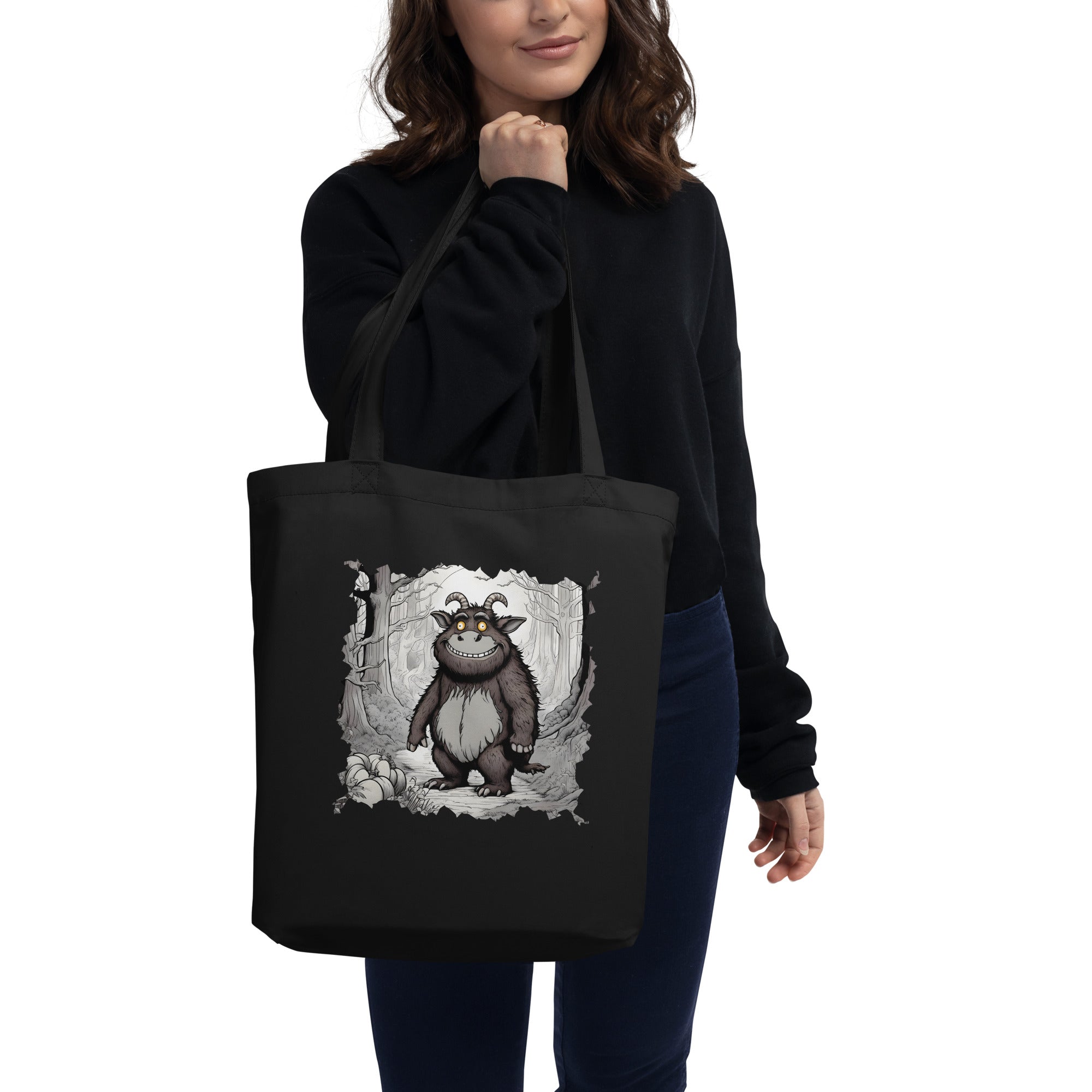 Gruffalo Halloween Horror Scary Gruffalo Monster Cartoon Spooky Season Eco Tote Bag