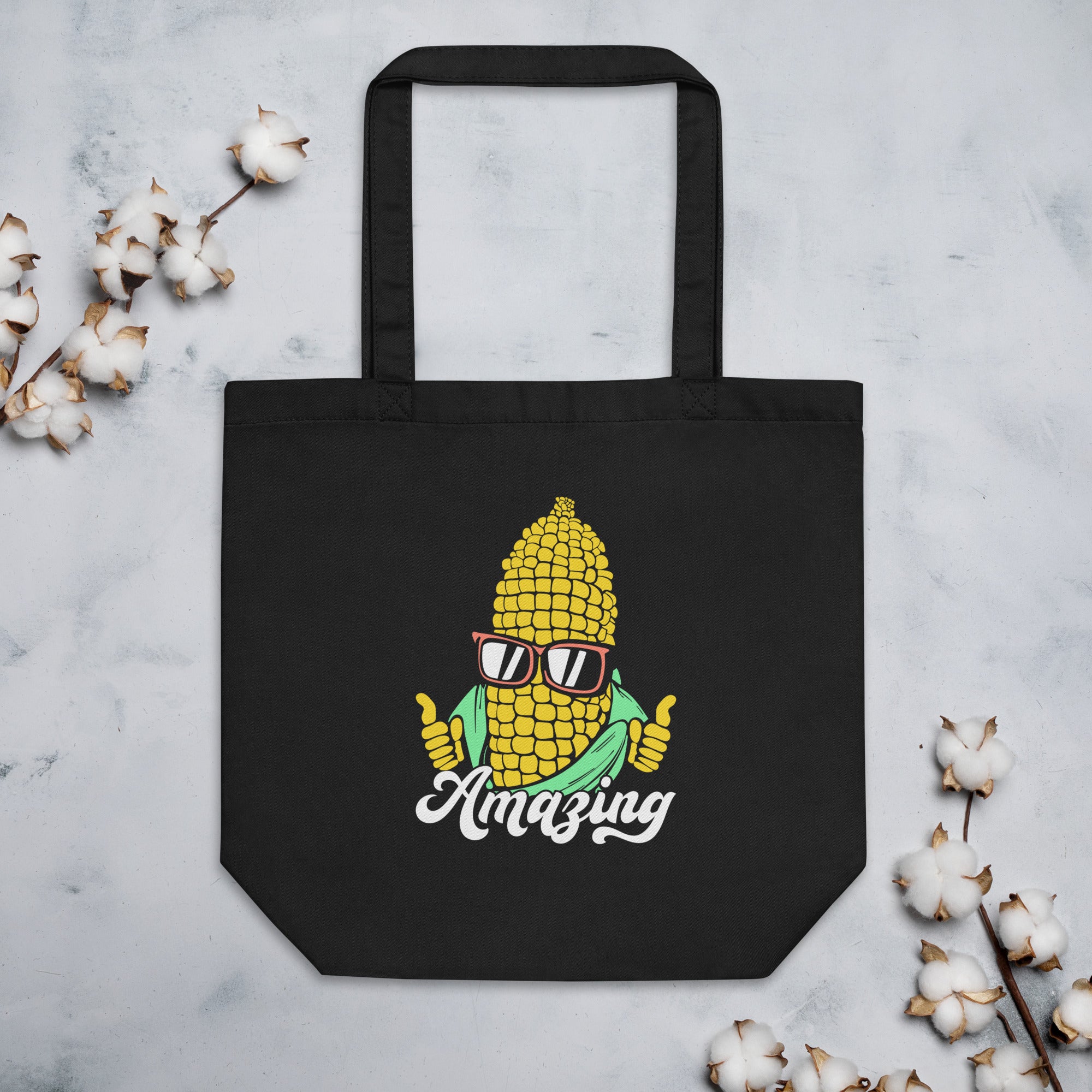 Amazing Corn Cartoon Corn Giving Thumbs Up Corn Lover Corn Farmer Eco Tote Bag