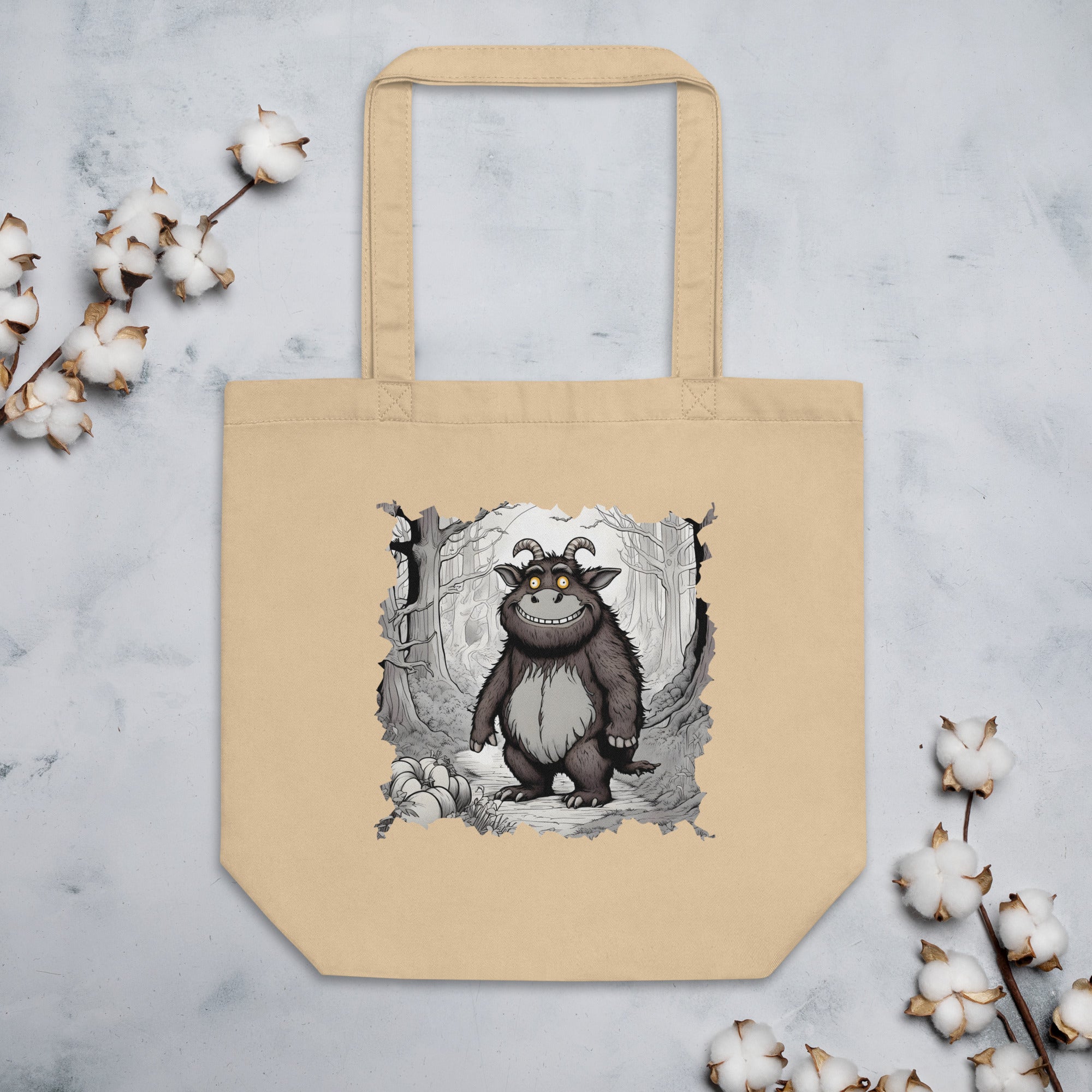 Gruffalo Halloween Horror Scary Gruffalo Monster Cartoon Spooky Season Eco Tote Bag